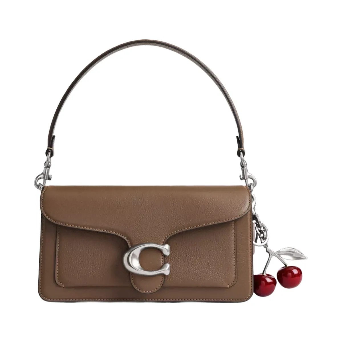 Coach Cherry Bag Charm in Silver Red Apple - HypeFly India View 2