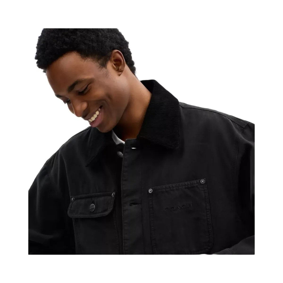 Coach Chore Coat in Black - HypeFly India View 4
