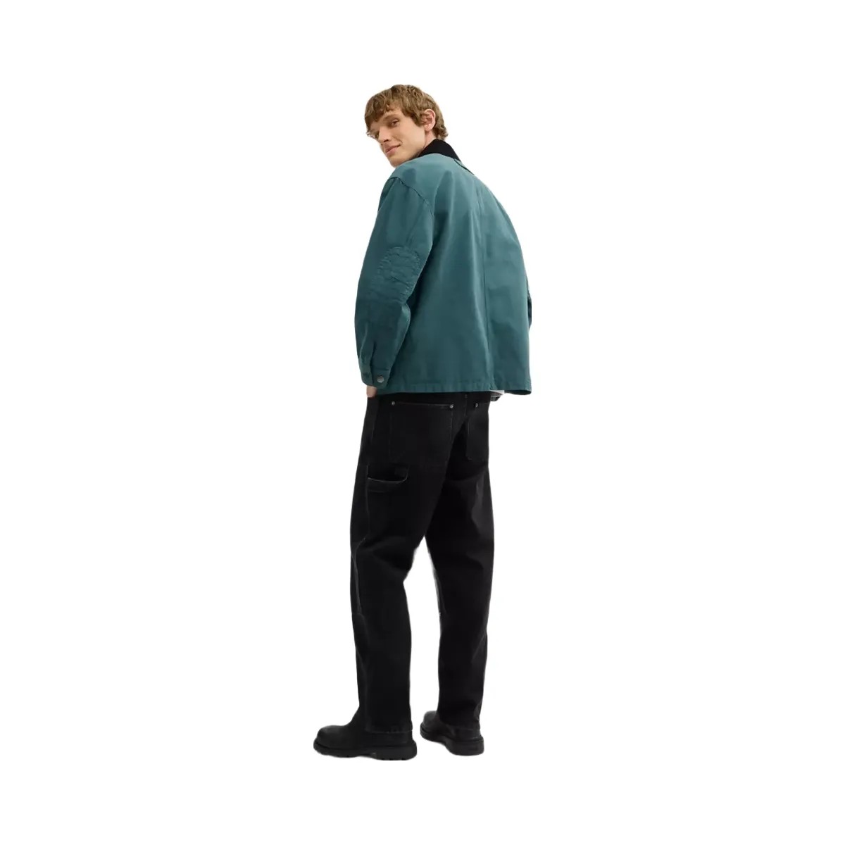 Coach Chore Coat in Washed Teal - HypeFly India View 3