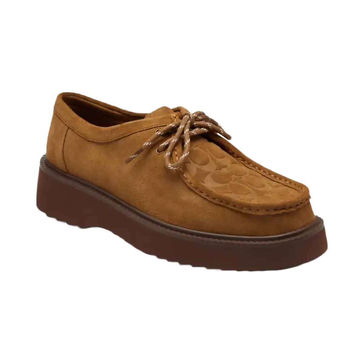 Coach Chukka Boot In Signature Suede in Tobacco Maple - HypeFly India View 1