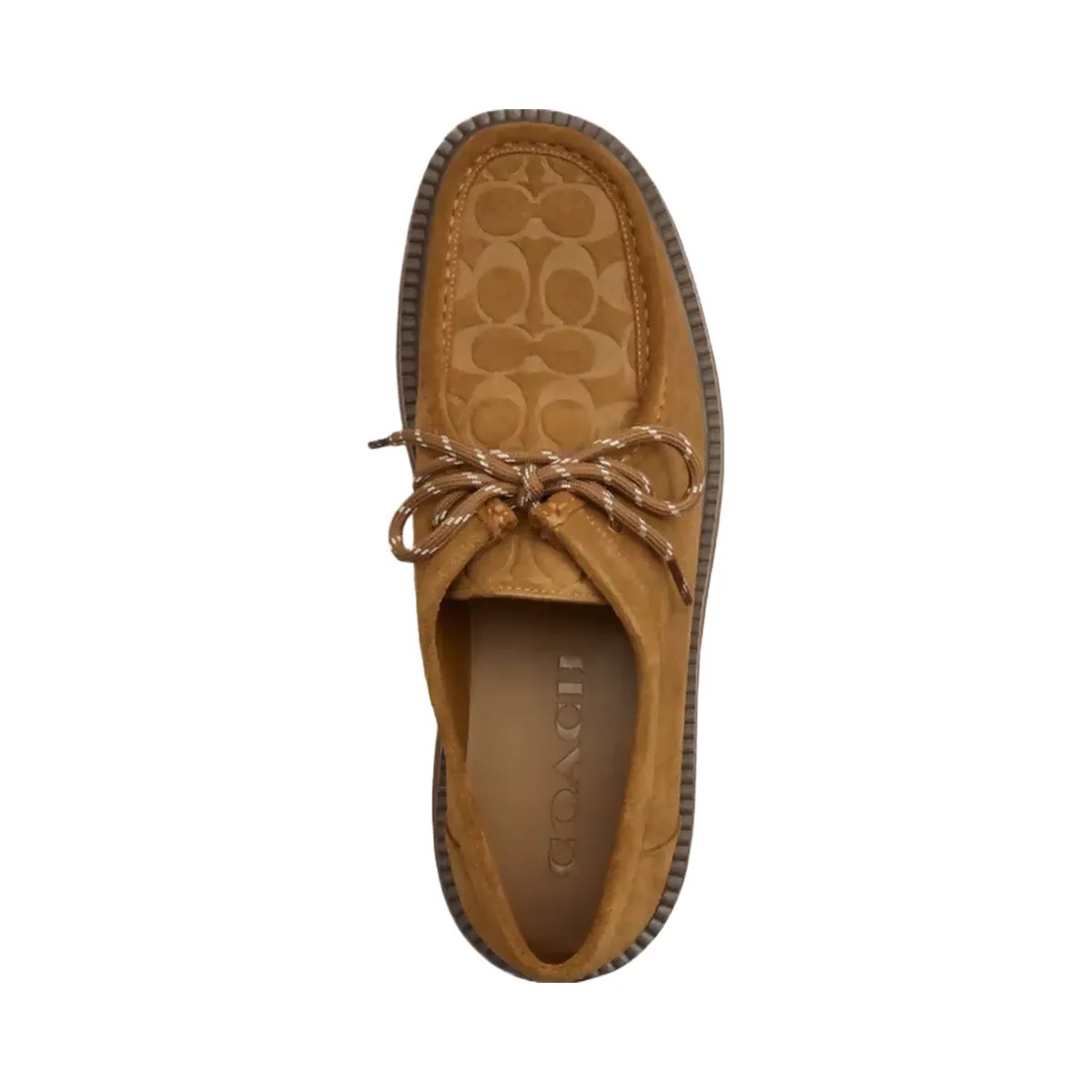 Coach Chukka Boot In Signature Suede in Tobacco Maple - HypeFly India View 3