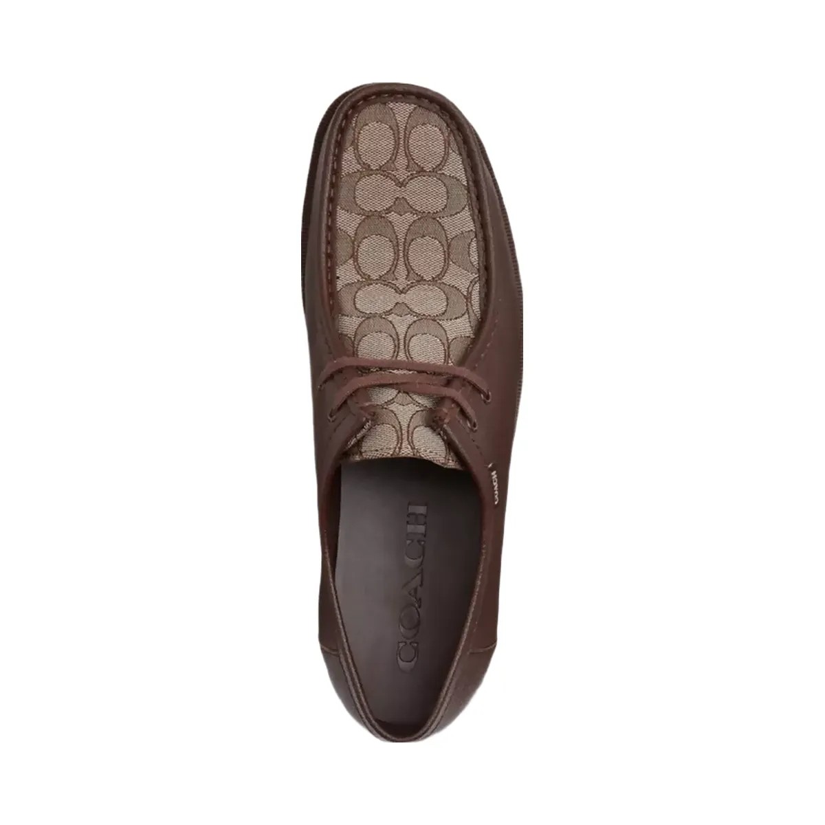 Coach Chukka Shoe With Signature Canvas in Oak Maple - HypeFly India View 3
