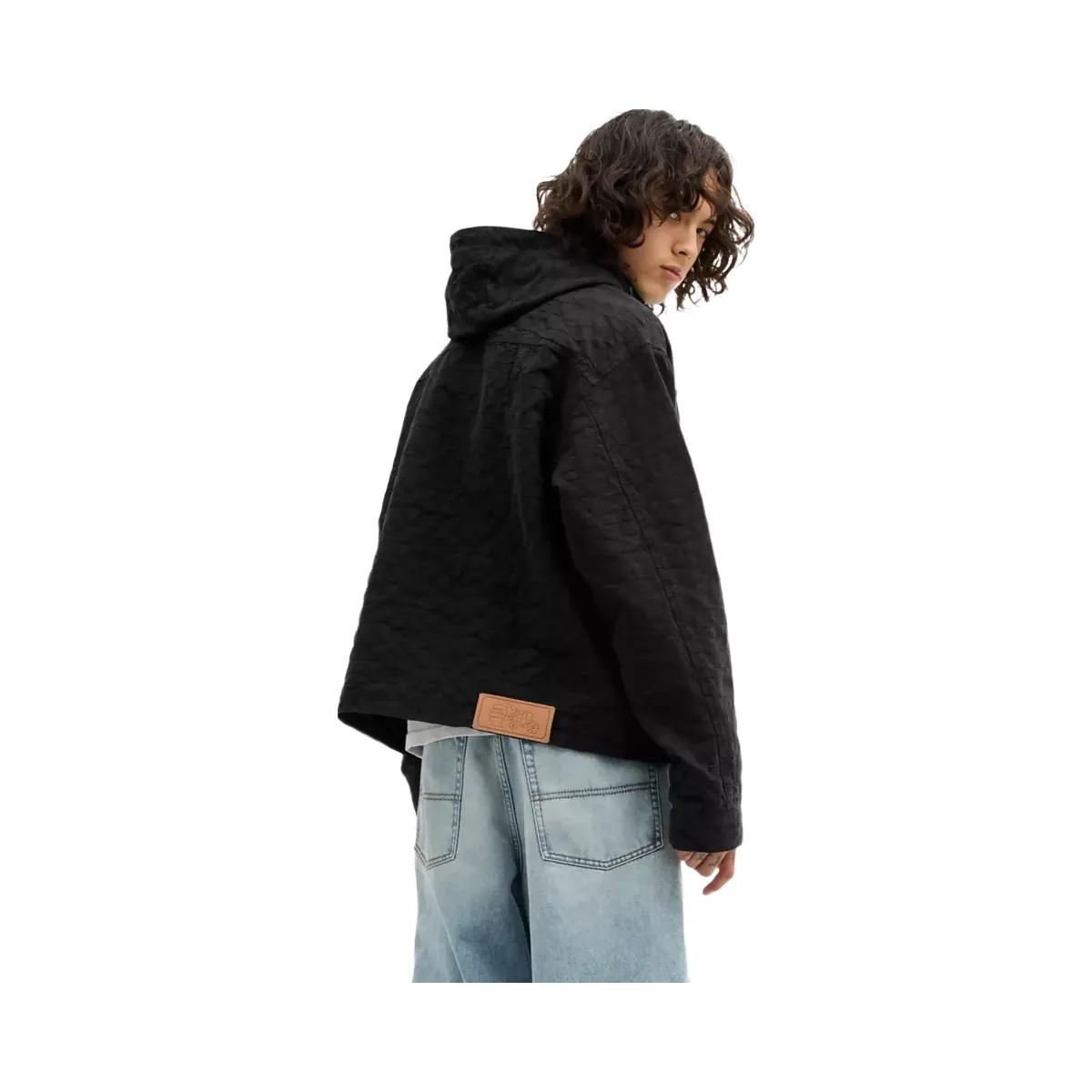 Coach x Brain Dead Chore Jacket With Hood in Black Signature - HypeFly India View 3