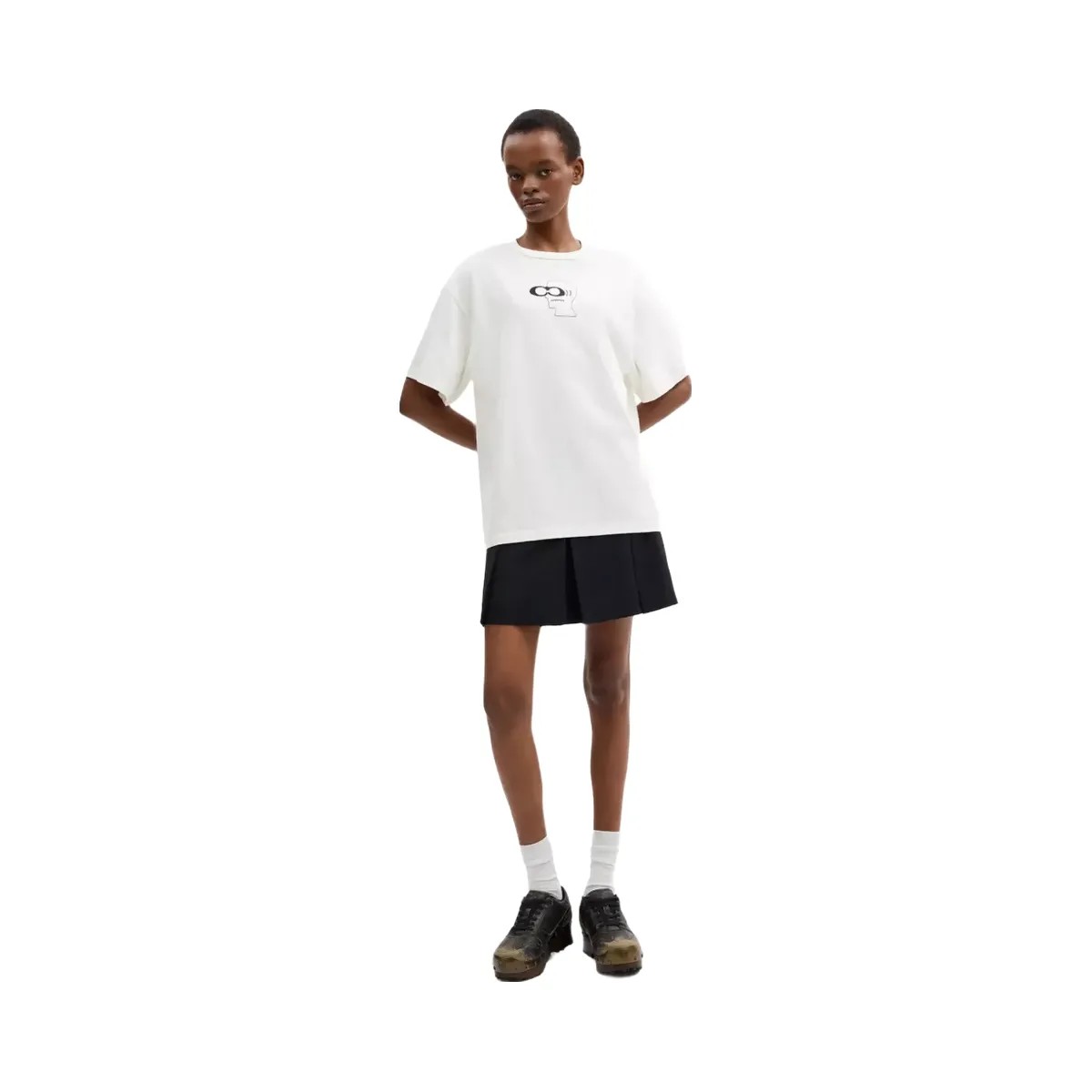 Coach x Brain Dead Head T-Shirt In Organic Cotton in White - HypeFly India View 4