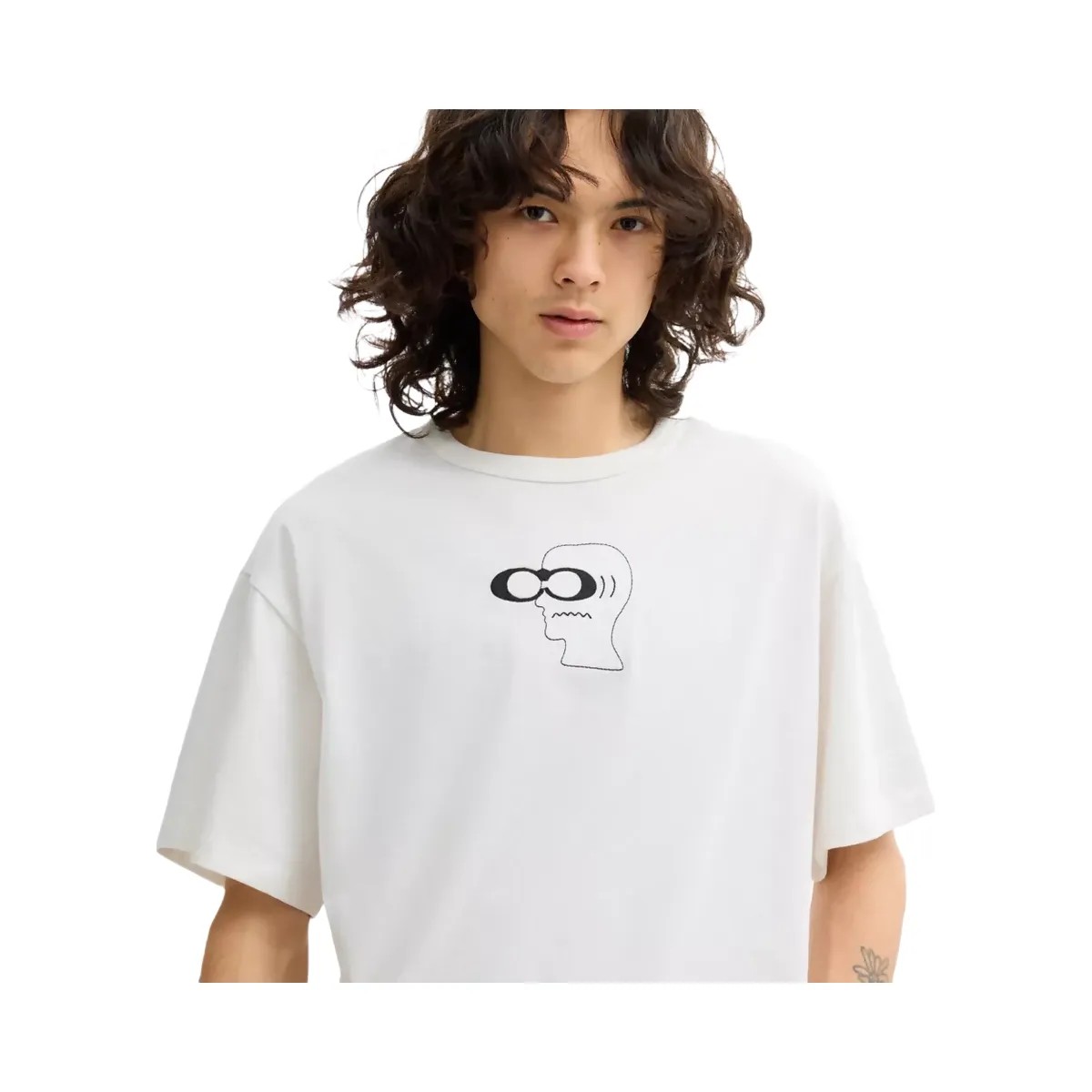 Coach x Brain Dead Head T-Shirt In Organic Cotton in White - HypeFly India View 6