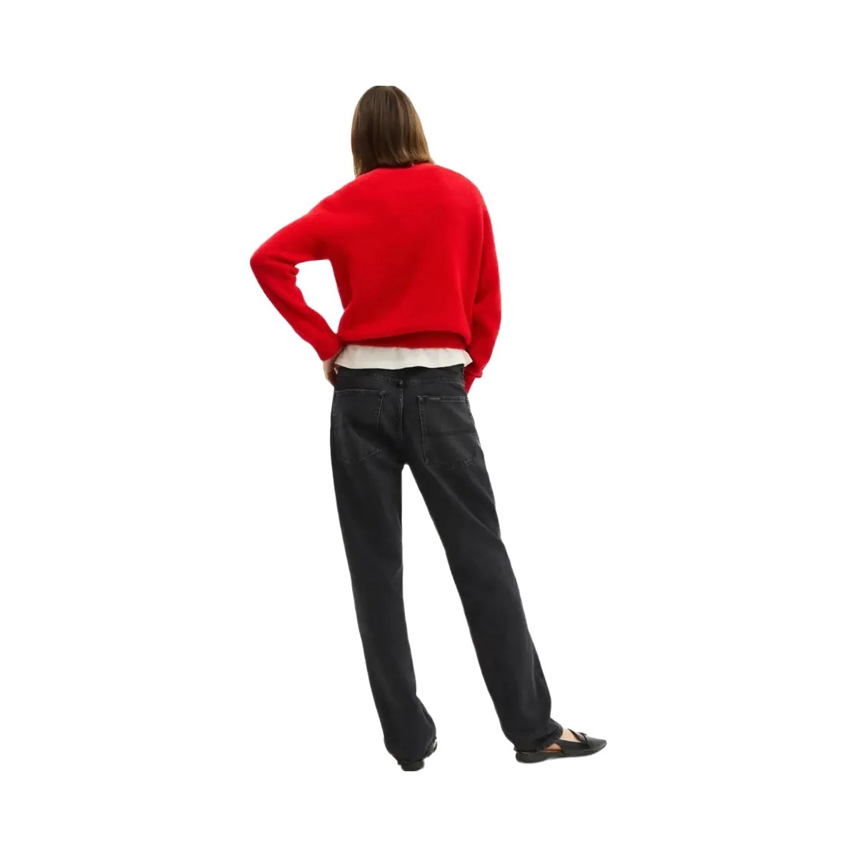 Coach Coach Embroidered Crewneck Sweater Red - HypeFly India View 3