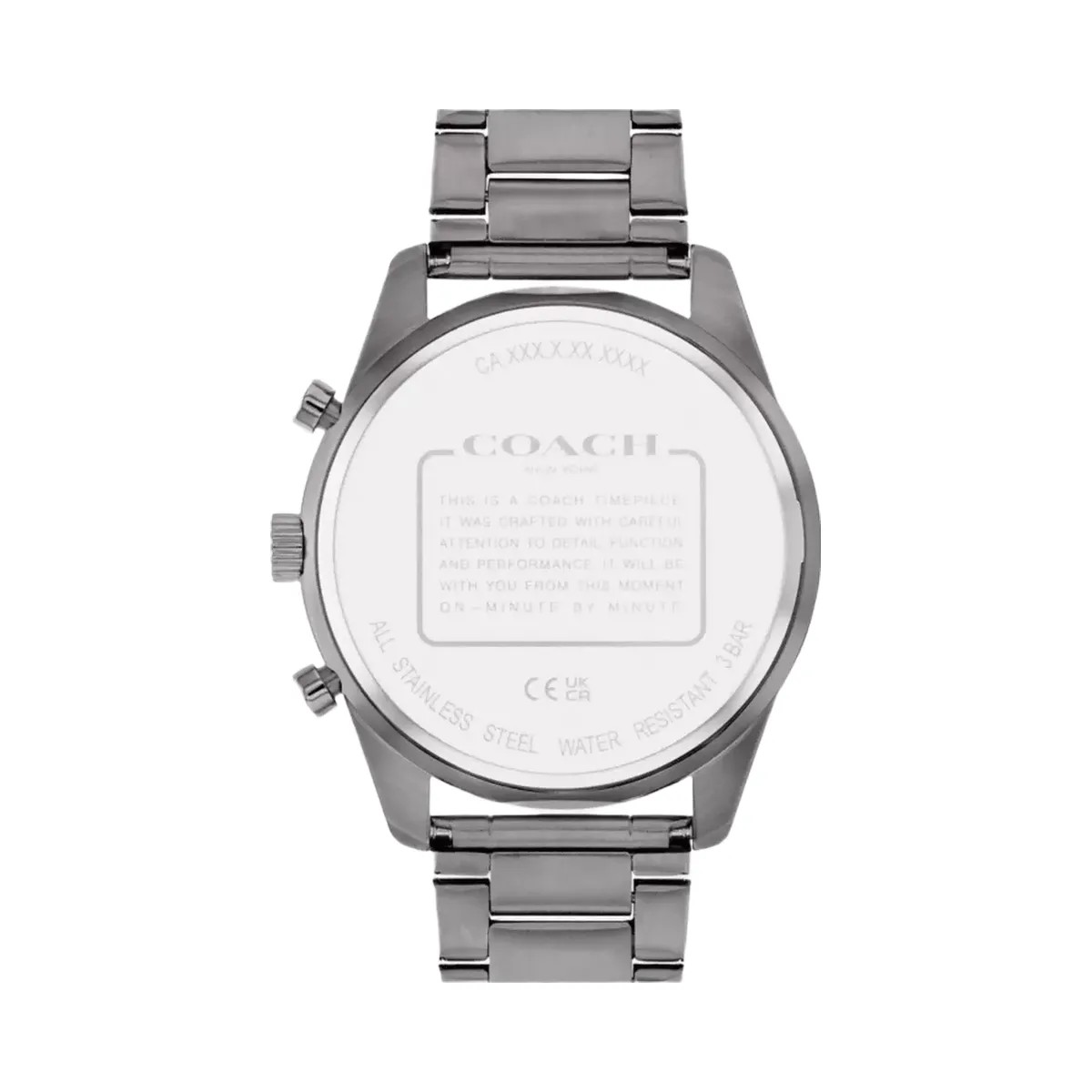 Coach Cole Watch, 44 Mm in Dark Grey - HypeFly India View 3