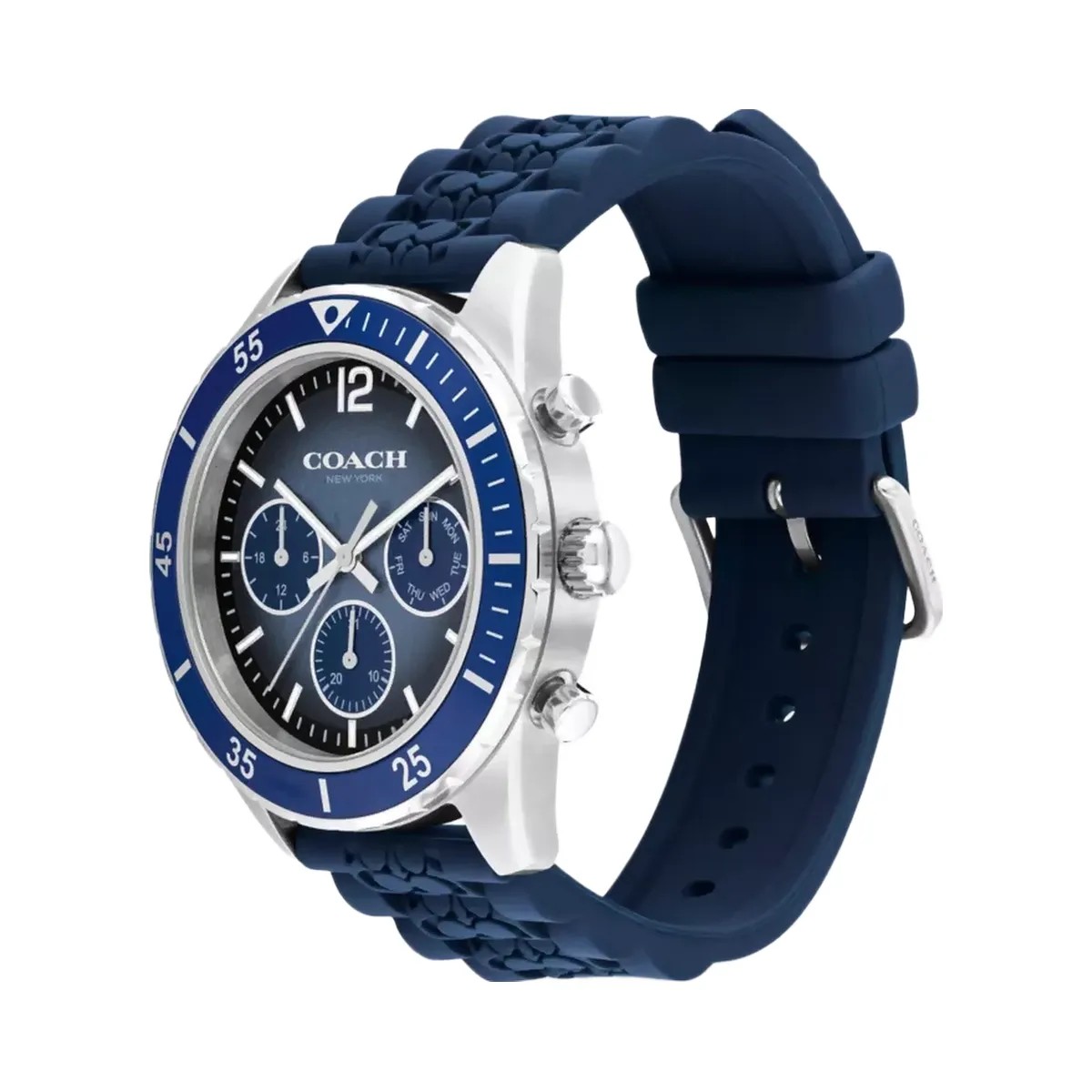 Coach Cole Watch, 44 Mm in Navy Blue - HypeFly India View 2
