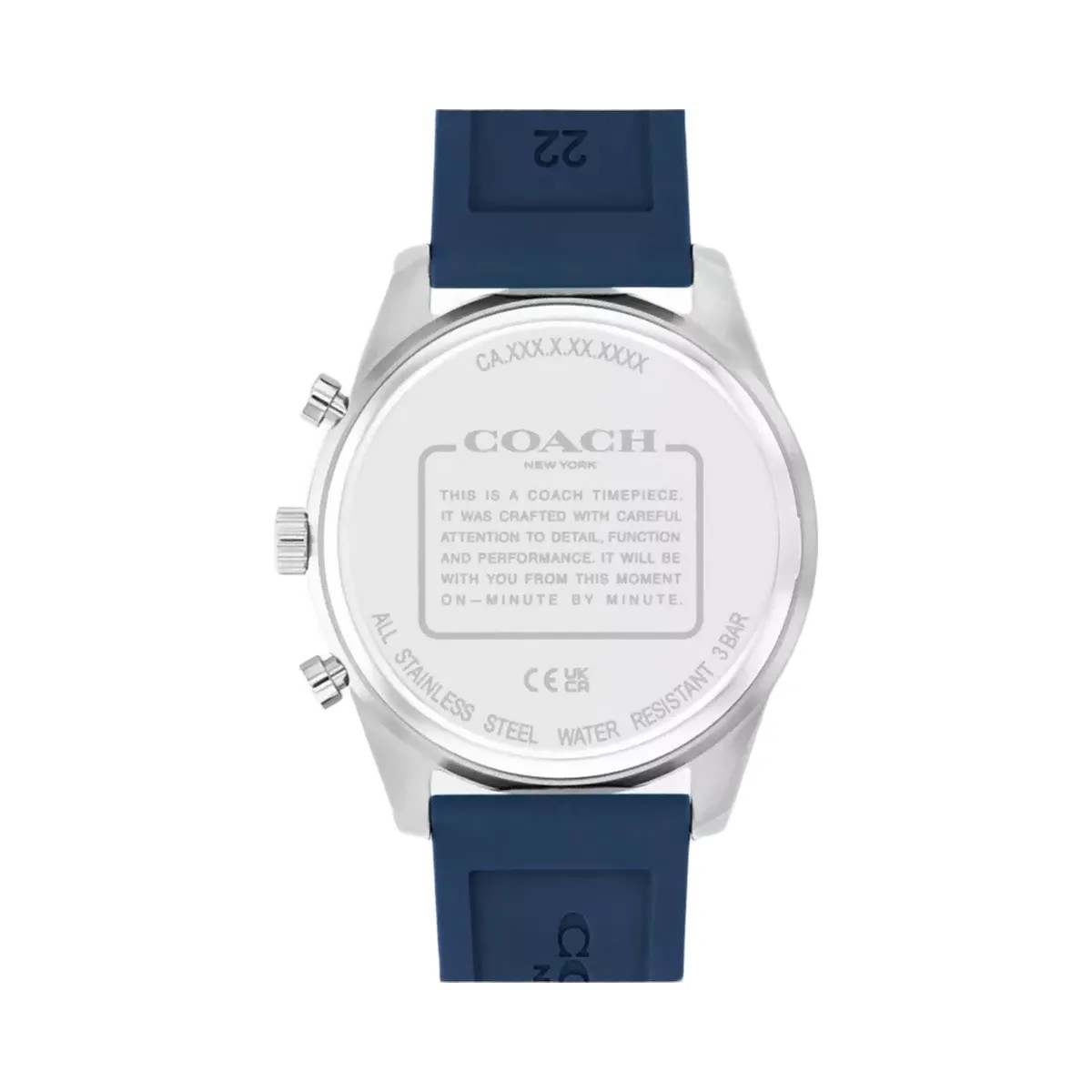 Coach Cole Watch, 44 Mm in Navy Blue - HypeFly India View 3