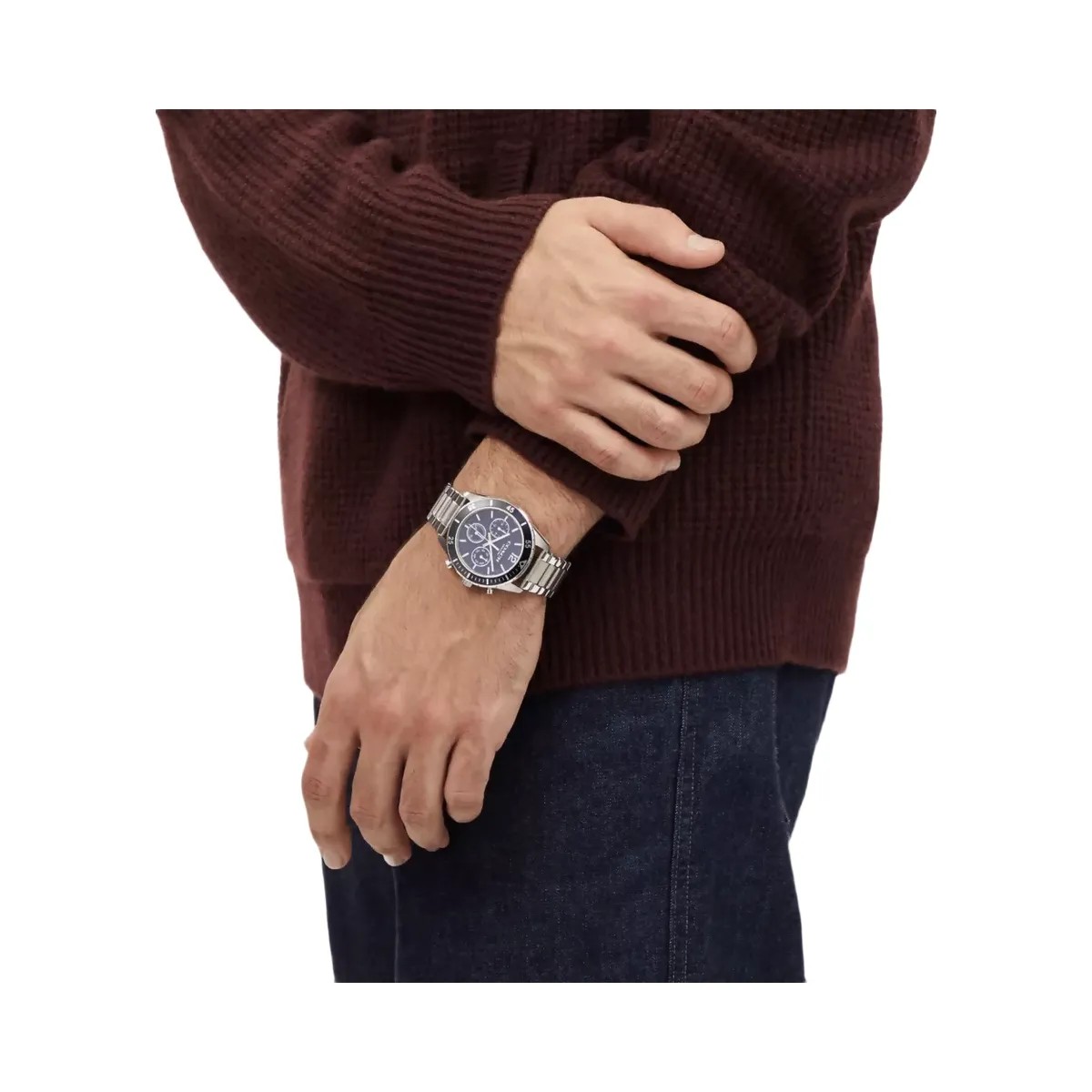 Coach Cole Watch, 44 Mm in Stainless Steel - HypeFly India View 4