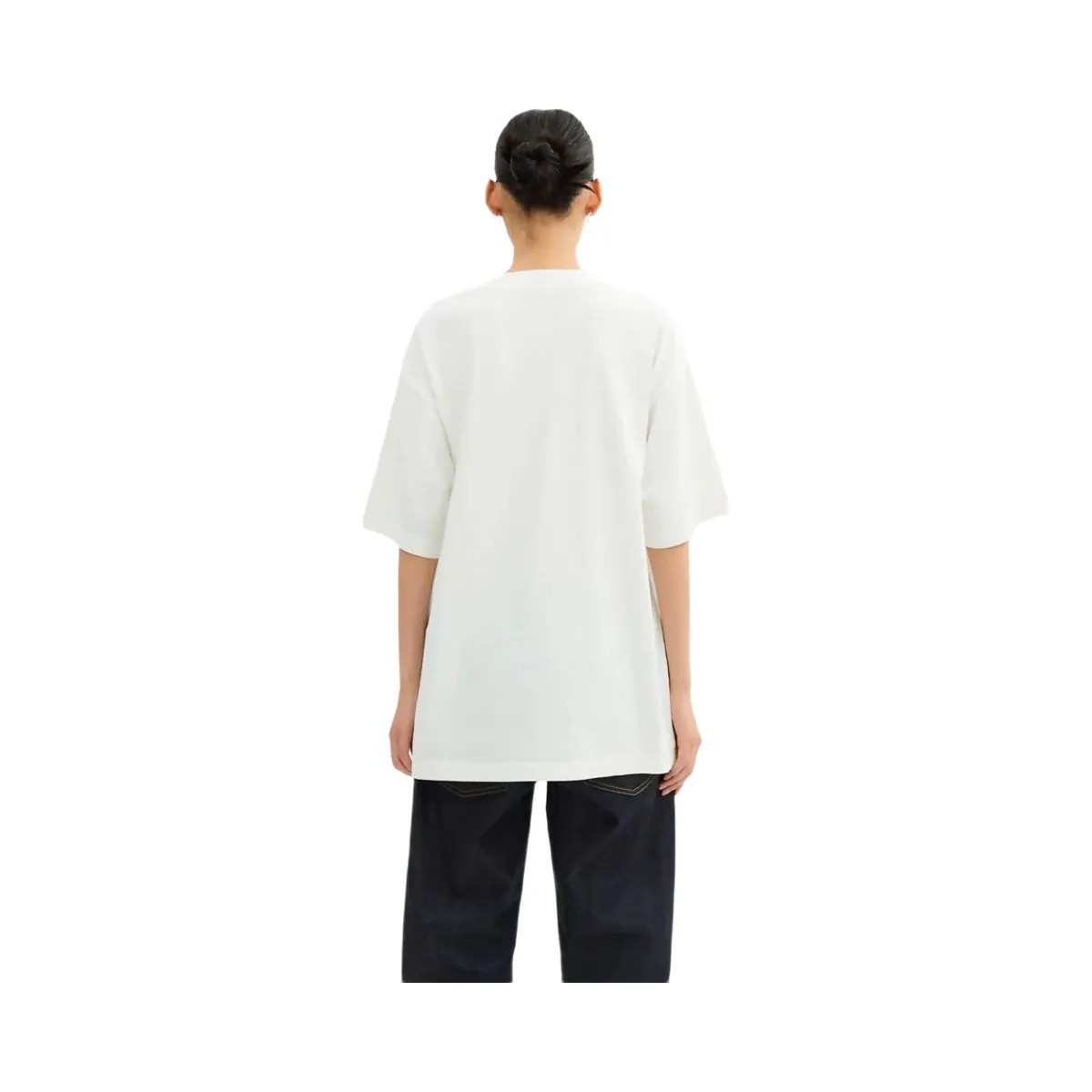 Coach Collage Train Relaxed T Shirt In Organic Cotton Vintage Ivory - HypeFly India View 5
