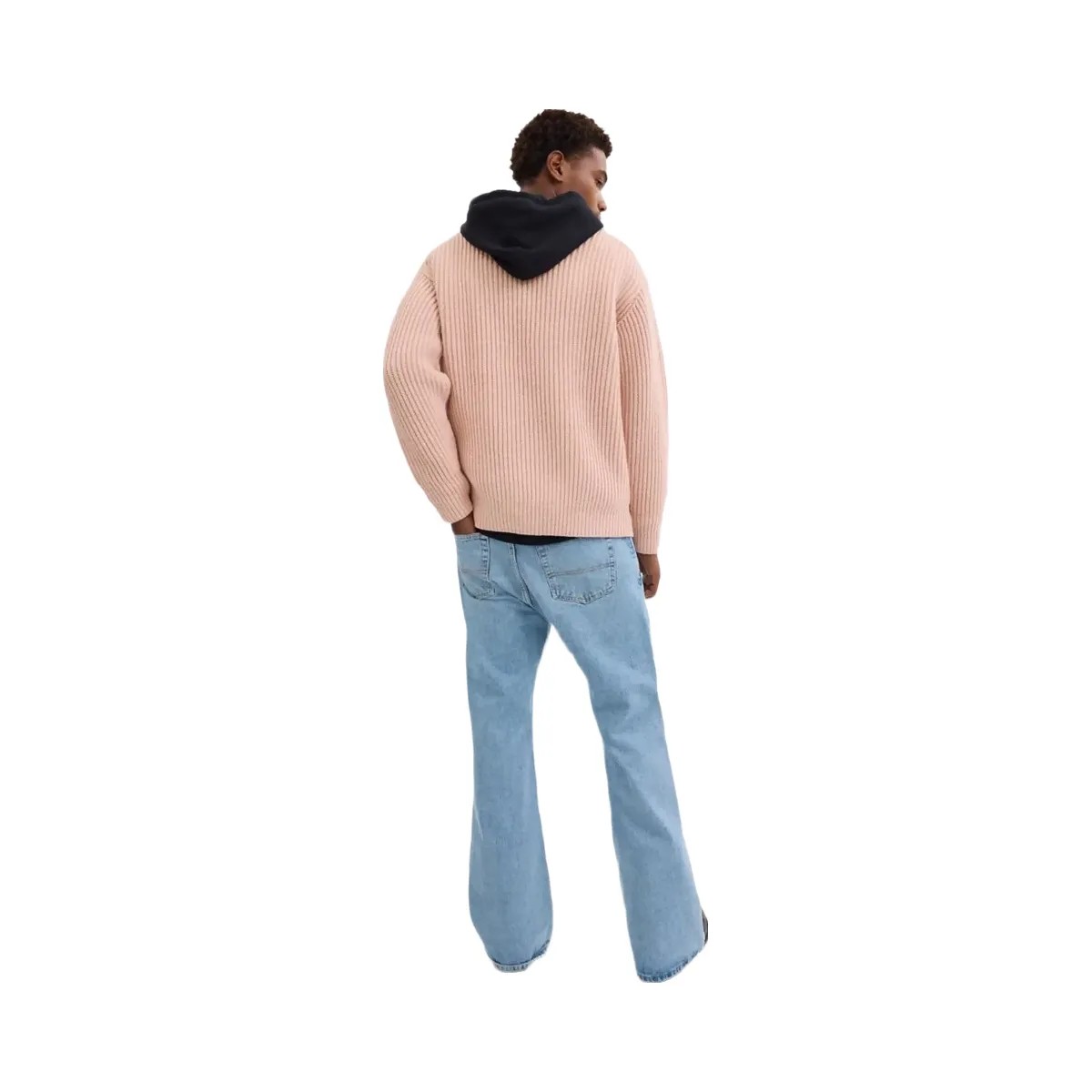 Coach Crewneck Bow Sweater In Recycled Wool Pink - HypeFly India View 5