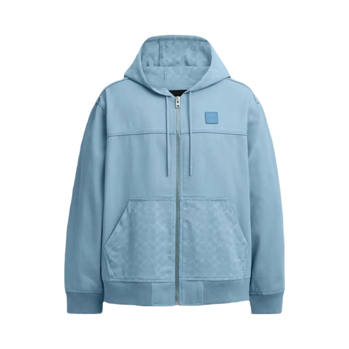 Coach Denim Hooded Zip Jacket Mountain Spring - HypeFly India View 1