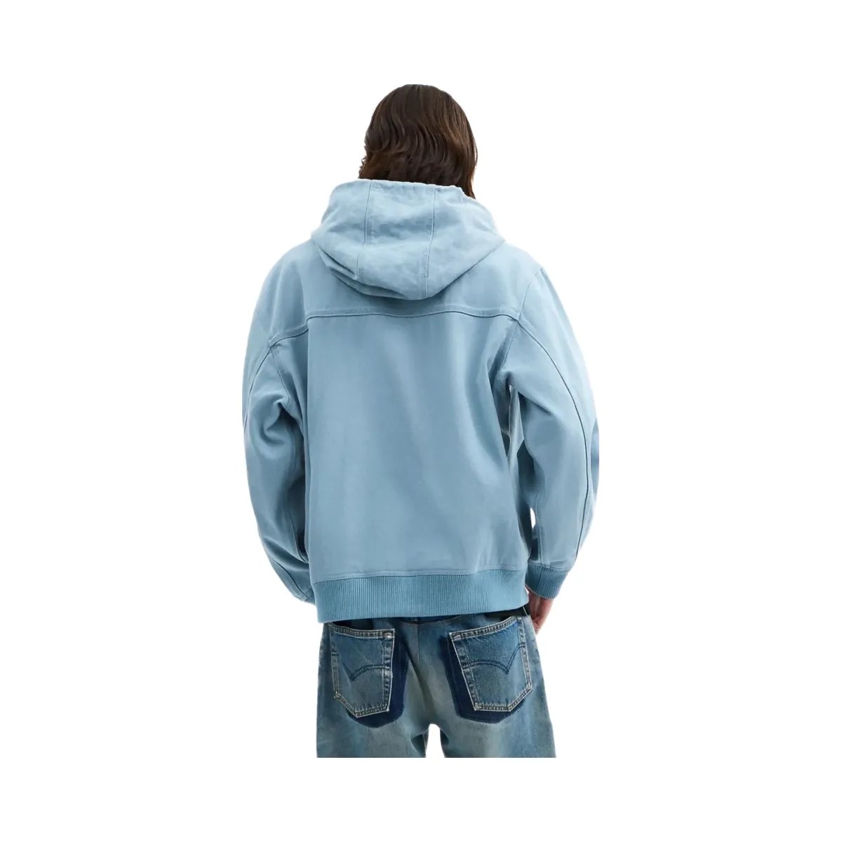 Coach Denim Hooded Zip Jacket Mountain Spring - HypeFly India View 3