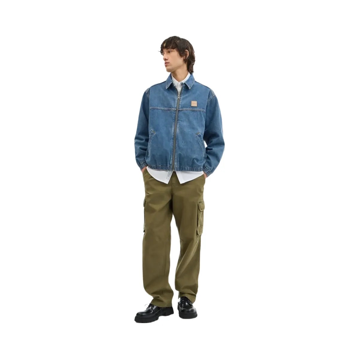 Coach Denim Zip Jacket Western Wash - HypeFly India View 2