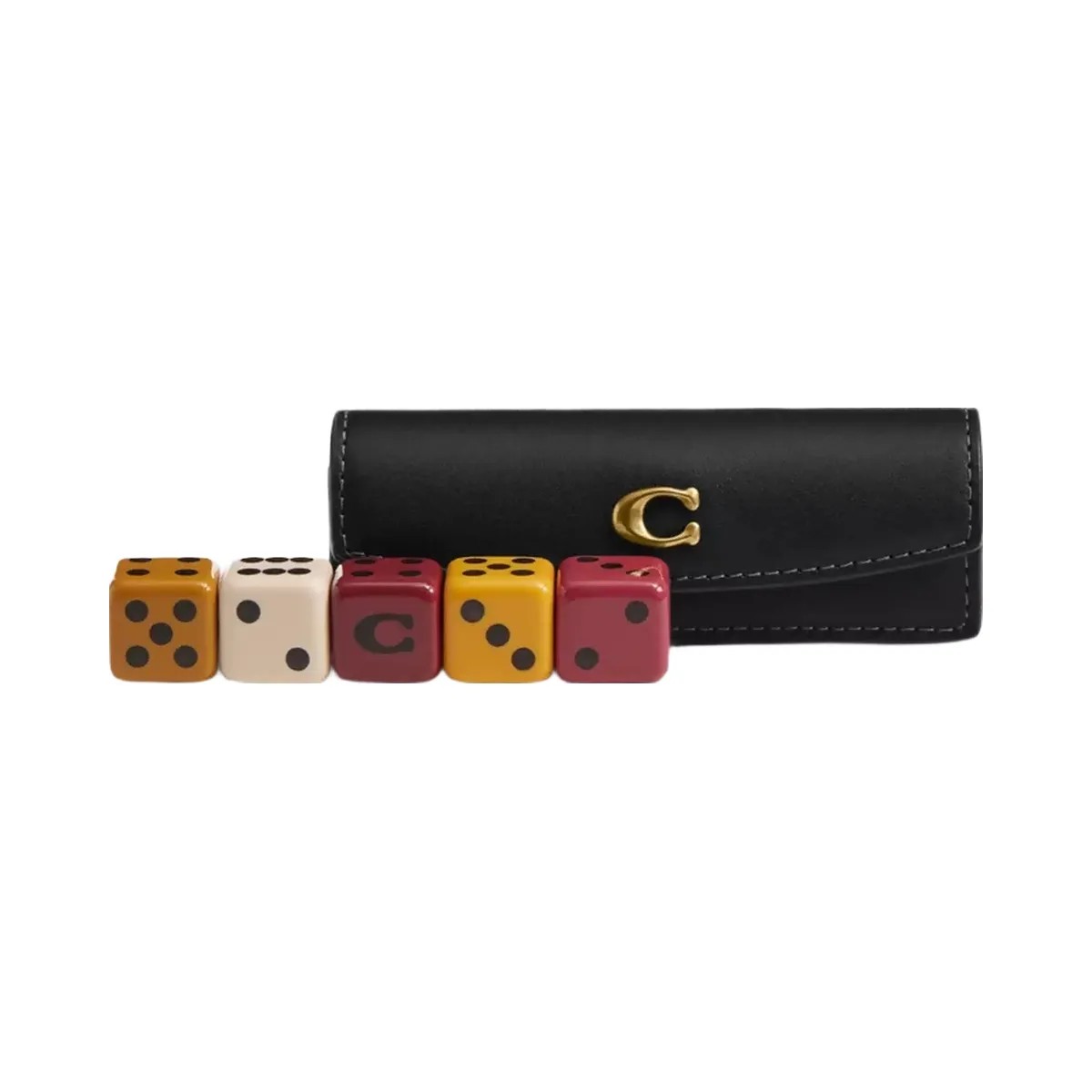 Coach Dice Set in Brass Black - HypeFly India View 1