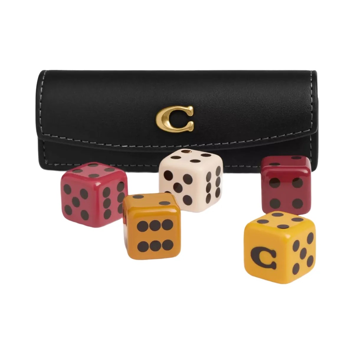 Coach Dice Set in Brass Black - HypeFly India View 5
