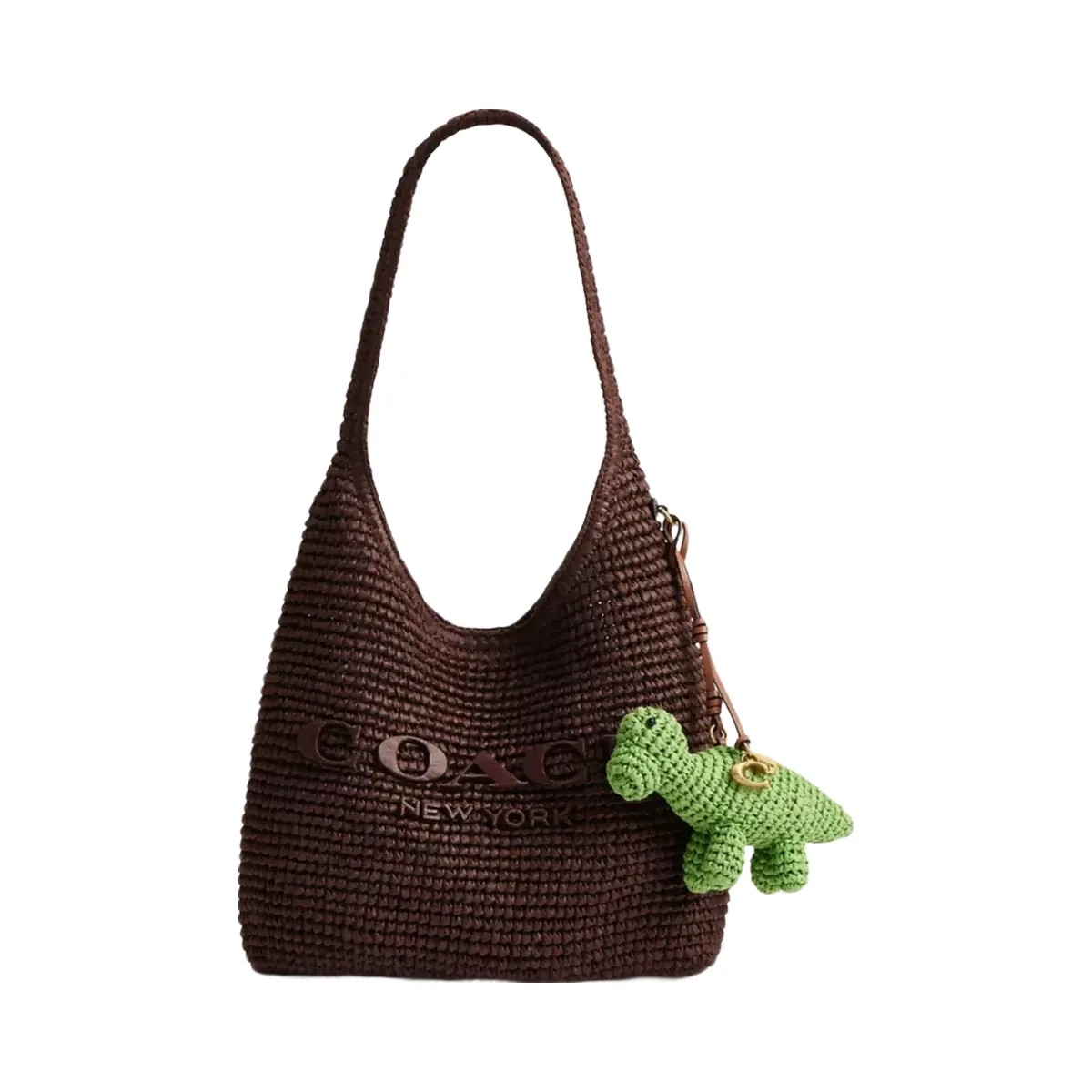 Coach Dino Bag Charm in Brass Multi - HypeFly India View 2