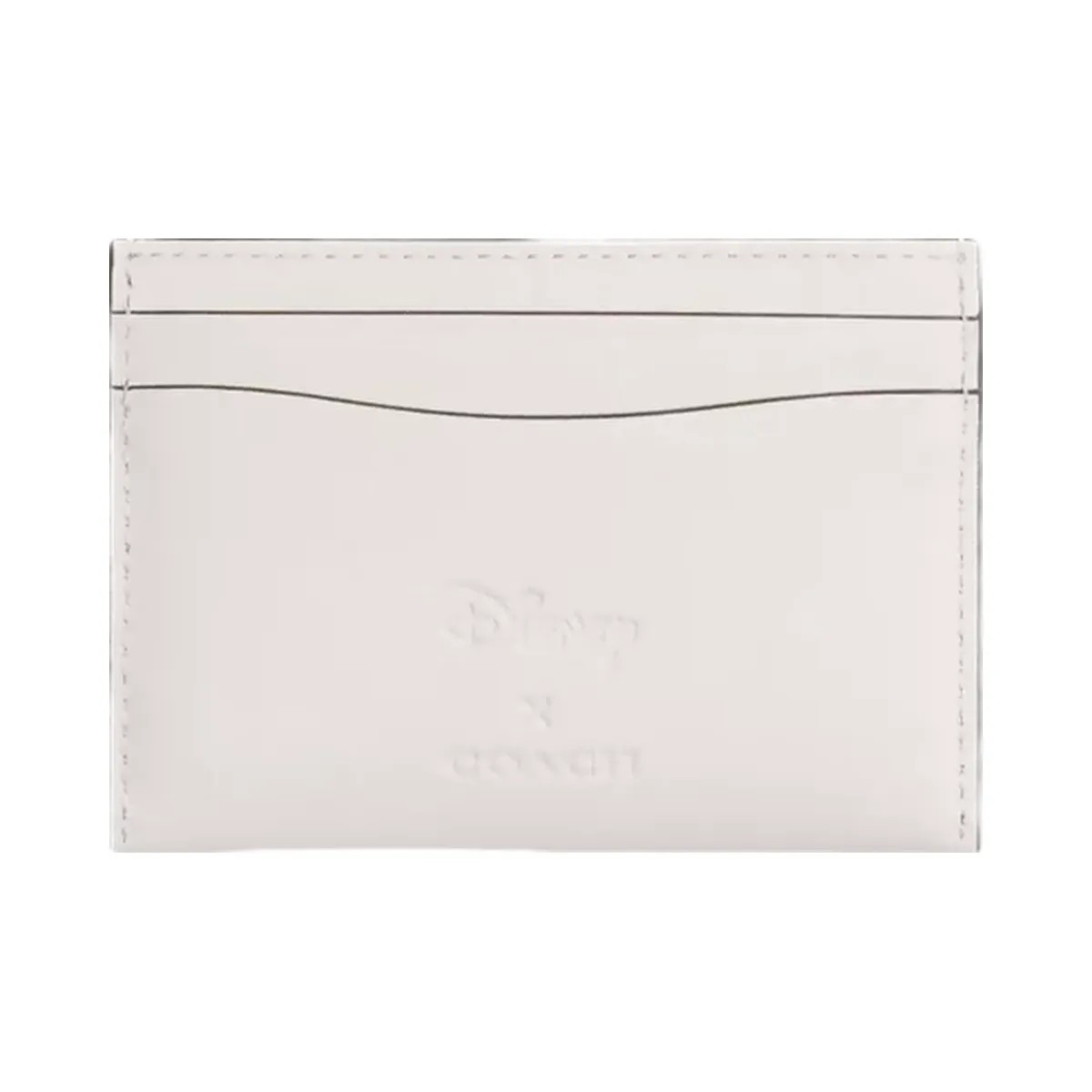 Coach Disney X Coach Essential Card Case With Pluto in Brass Chalk Multi - HypeFly India View 2