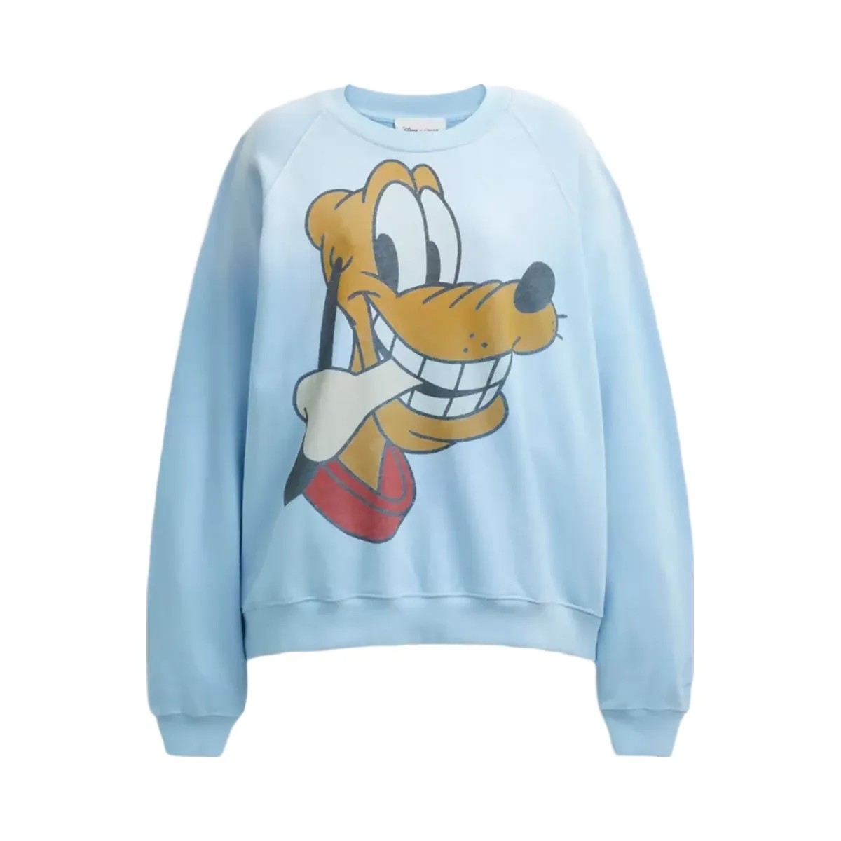 Coach Disney X Coach Pluto Crewneck Sweatshirt in Baby Blue - HypeFly India View 1