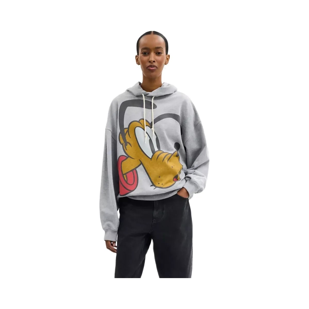 Coach Disney X Coach Pluto Hoodie in Heather Grey - HypeFly India View 4
