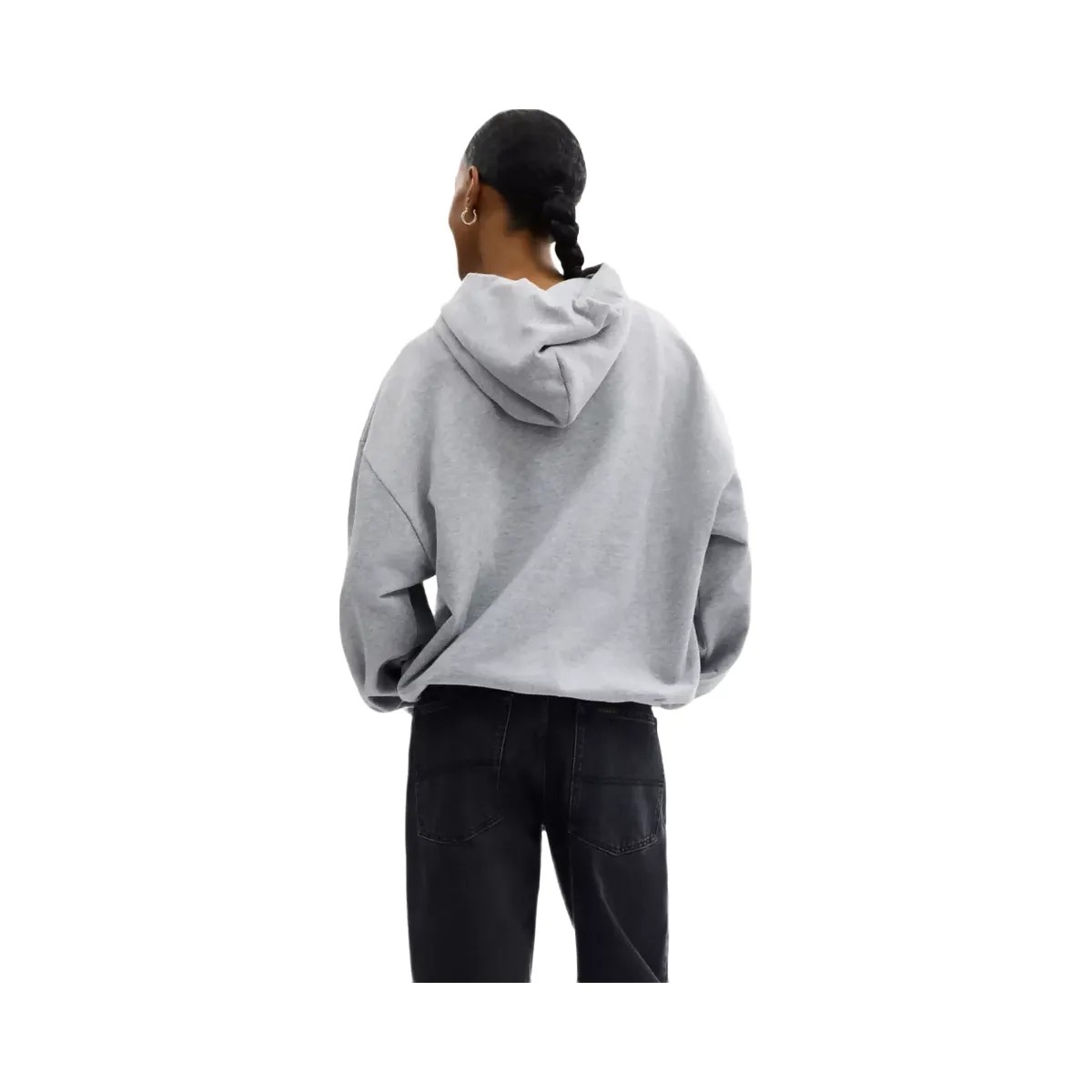 Coach Disney X Coach Pluto Hoodie in Heather Grey - HypeFly India View 5