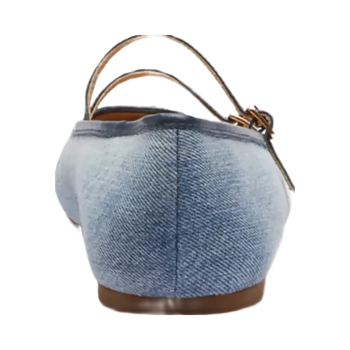 Coach Double Buckle Mary Jane In Loved Denim in Light Denim - HypeFly India View 4
