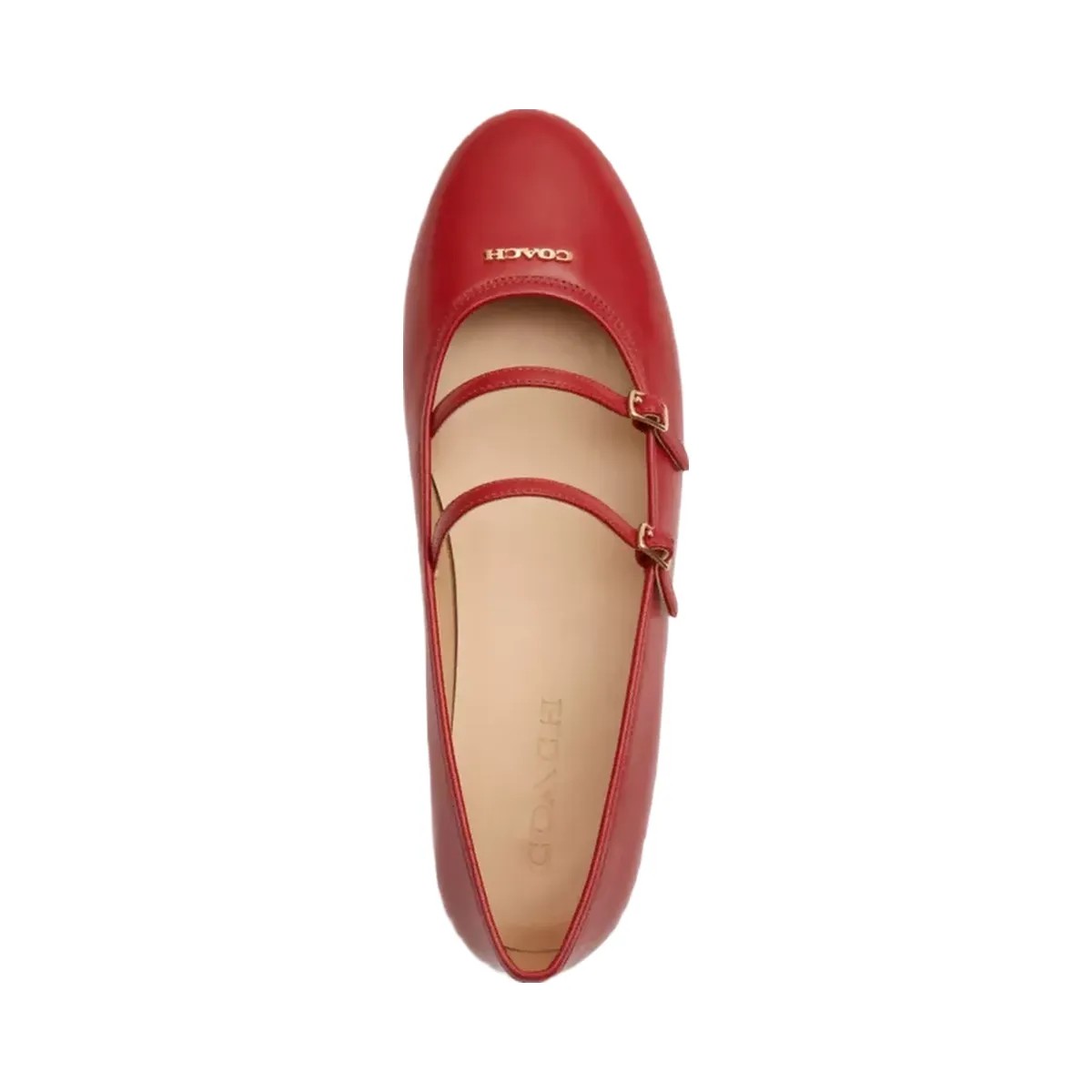 Coach Double Buckle Mary Jane in Poppy - HypeFly India View 3