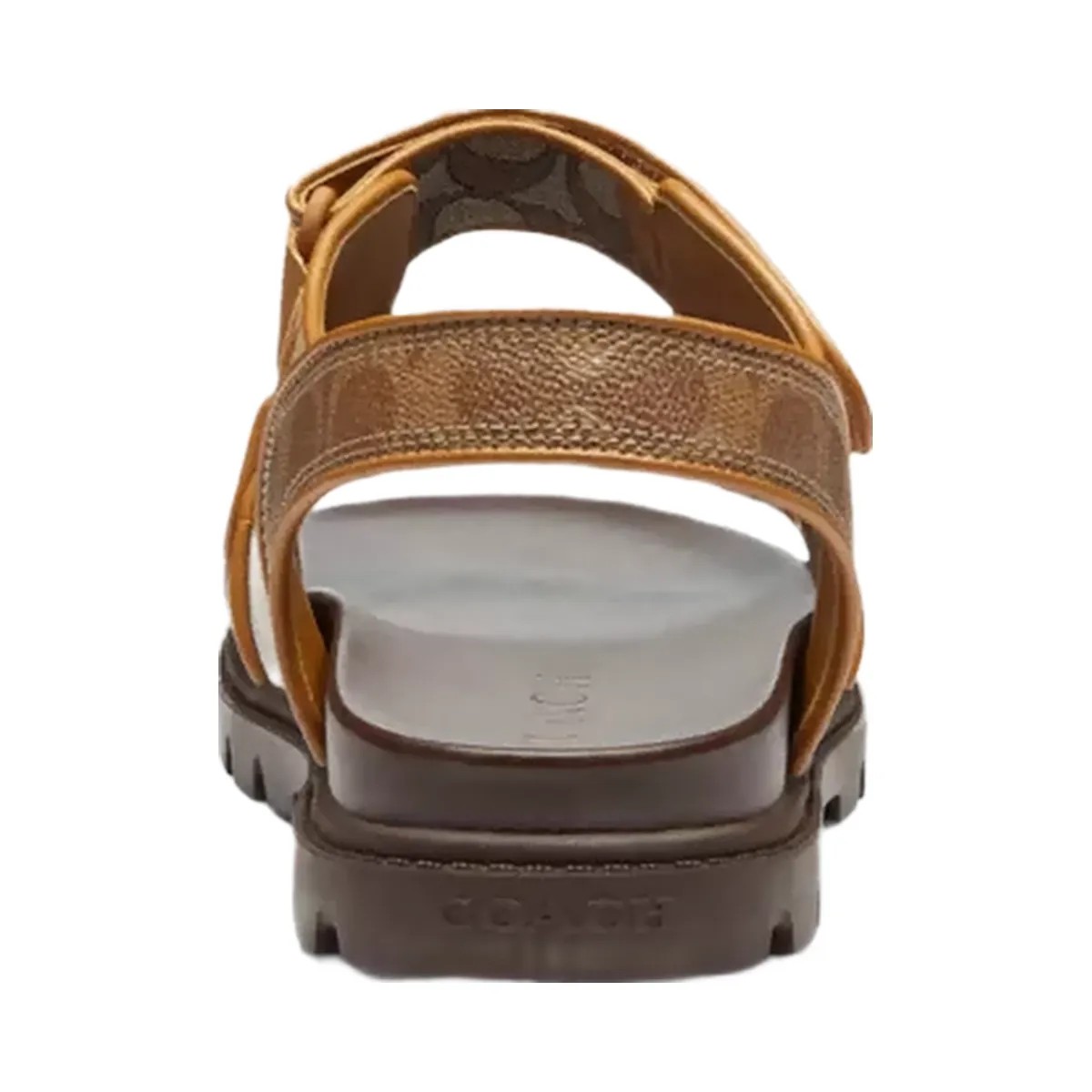 Coach Double Strap Sandal In Signature in Multi - HypeFly India View 4
