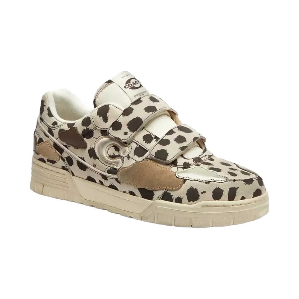 Coach Double Strap Soho Sneaker With Clouds in Dalmation Multi - HypeFly India View 1
