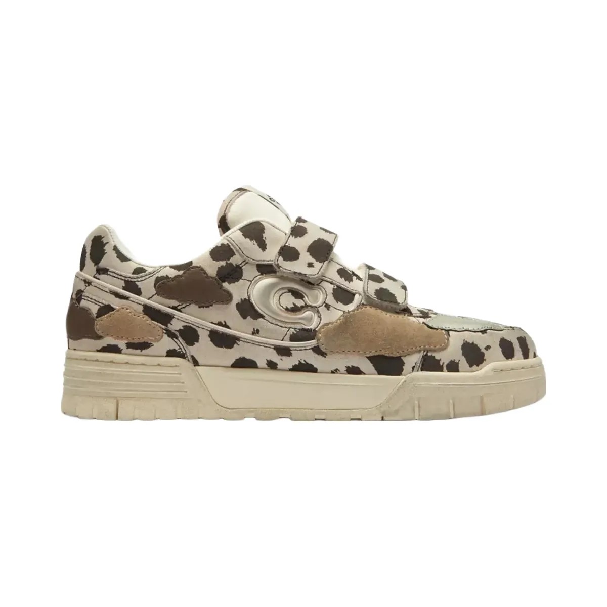 Coach Double Strap Soho Sneaker With Clouds in Dalmation Multi - HypeFly India View 2