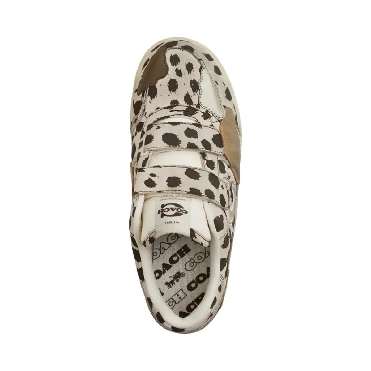Coach Double Strap Soho Sneaker With Clouds in Dalmation Multi - HypeFly India View 3