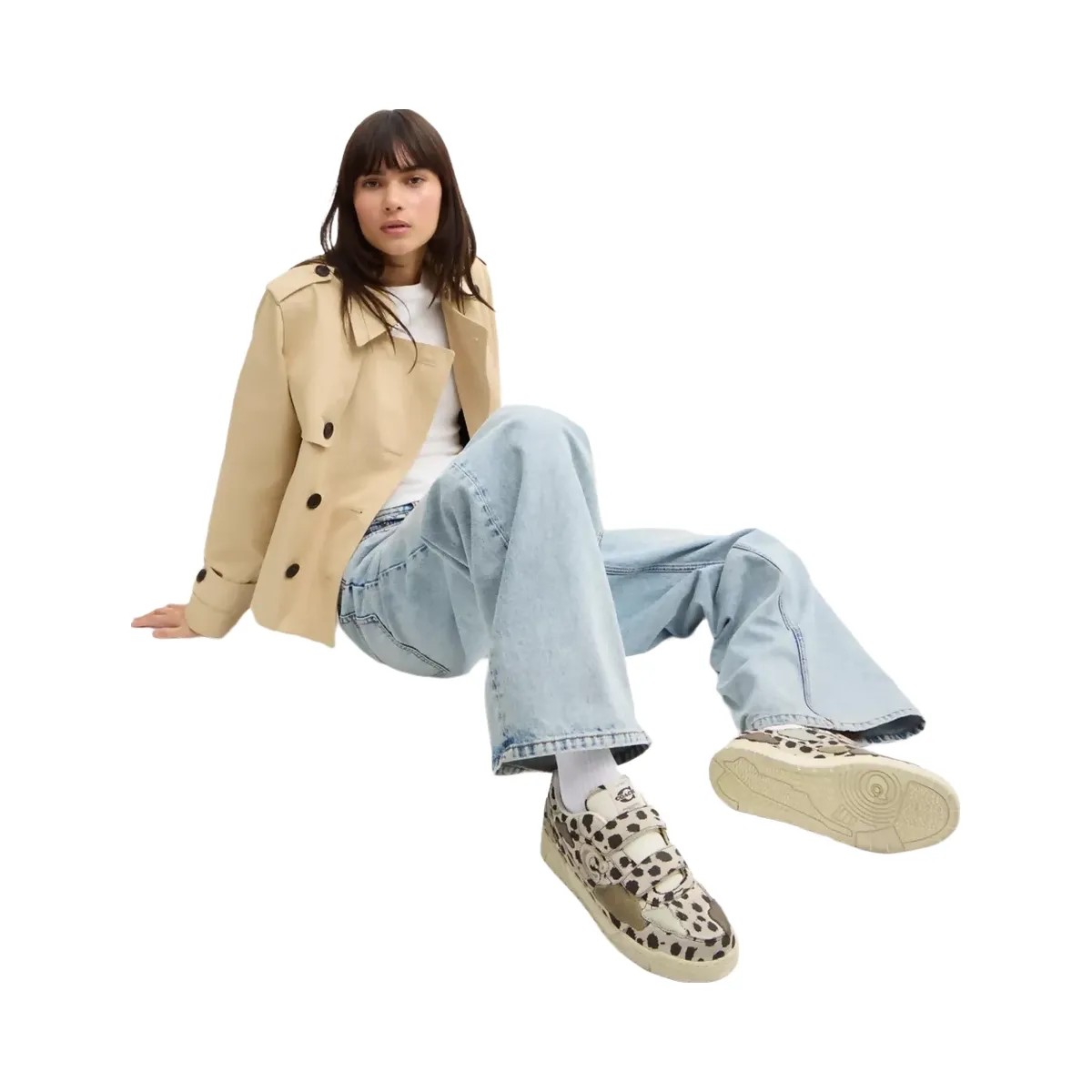 Coach Double Strap Soho Sneaker With Clouds in Dalmation Multi - HypeFly India View 6