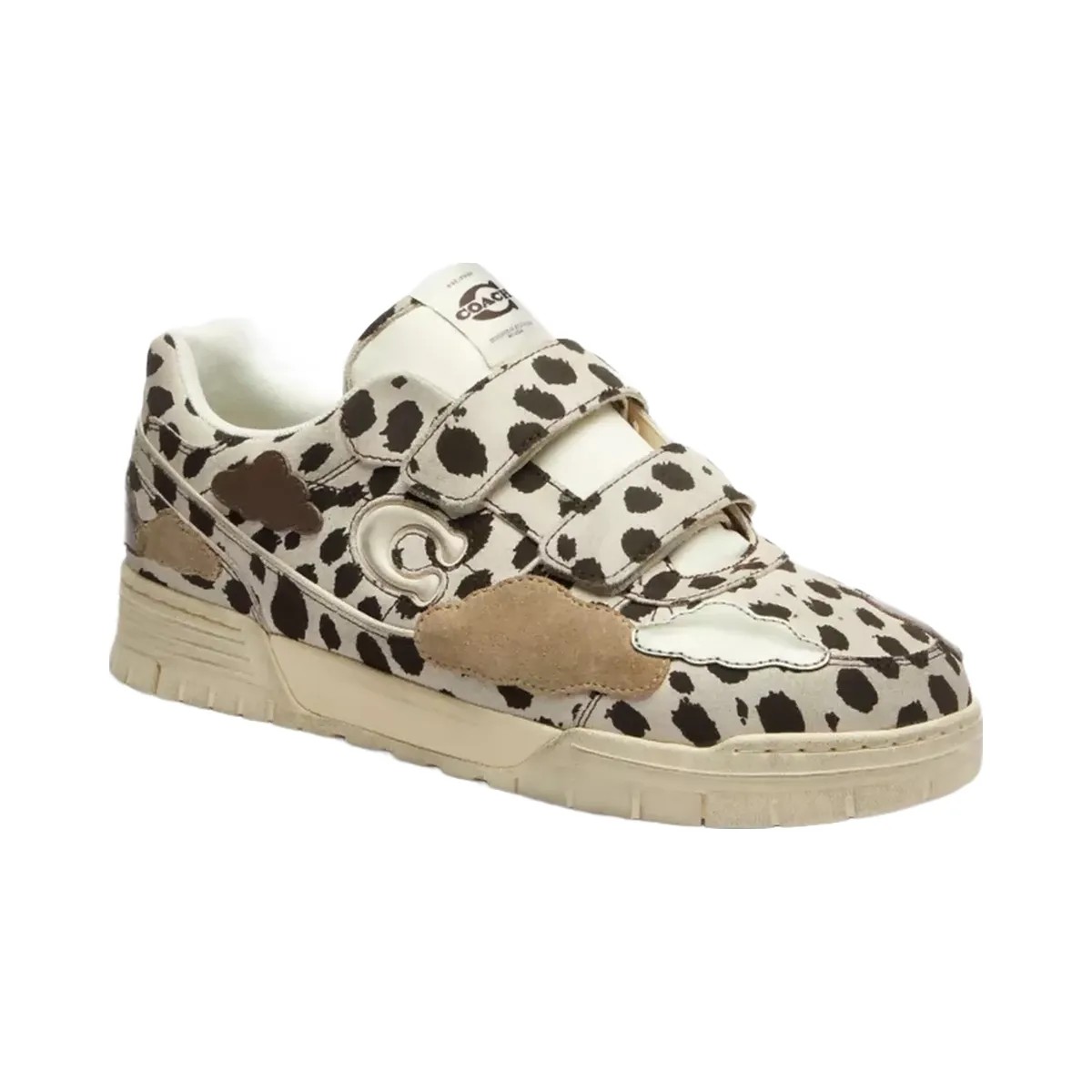 Coach Double Strap Soho Sneaker With Clouds in Dalmation Multi - HypeFly India View 1