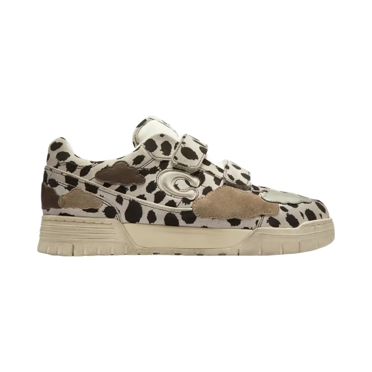 Coach Double Strap Soho Sneaker With Clouds in Dalmation Multi - HypeFly India View 2
