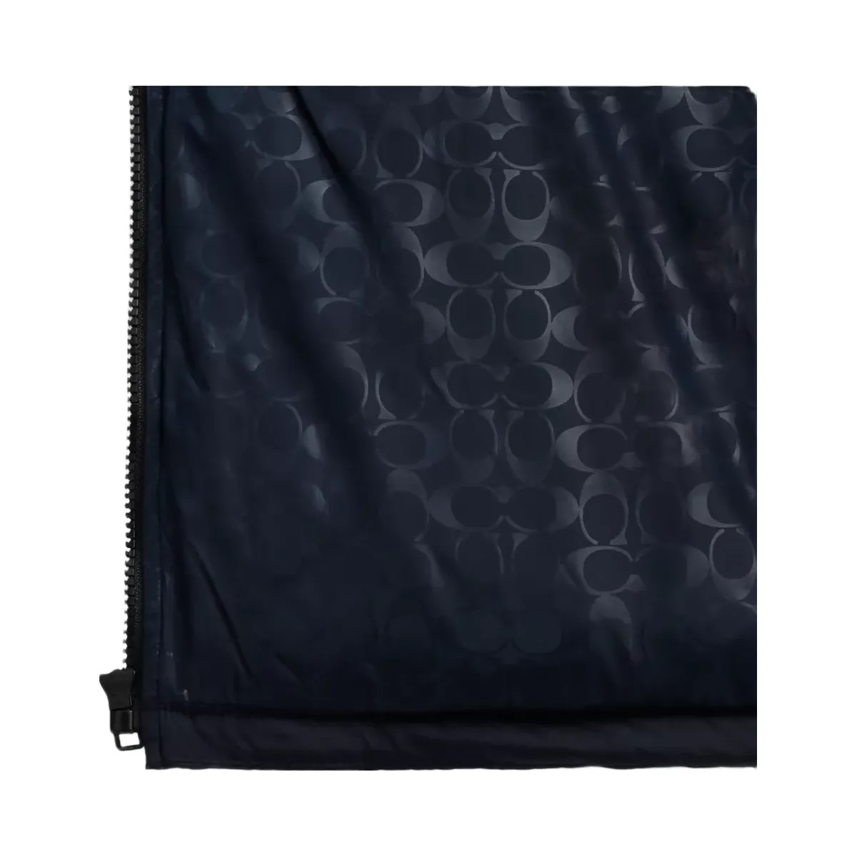 Coach Down Puffer Jacket In Recycled Polyester in Navy Blue - HypeFly India View 2