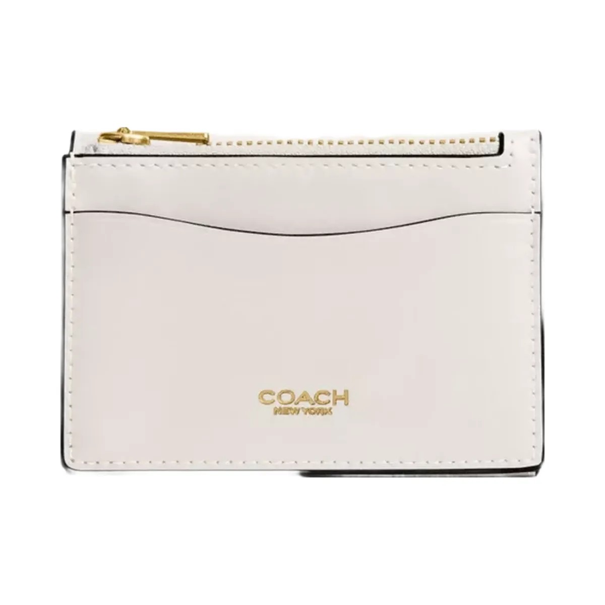 Coach Essential Card Holder Wallet in Brass Chalk - HypeFly India View 3