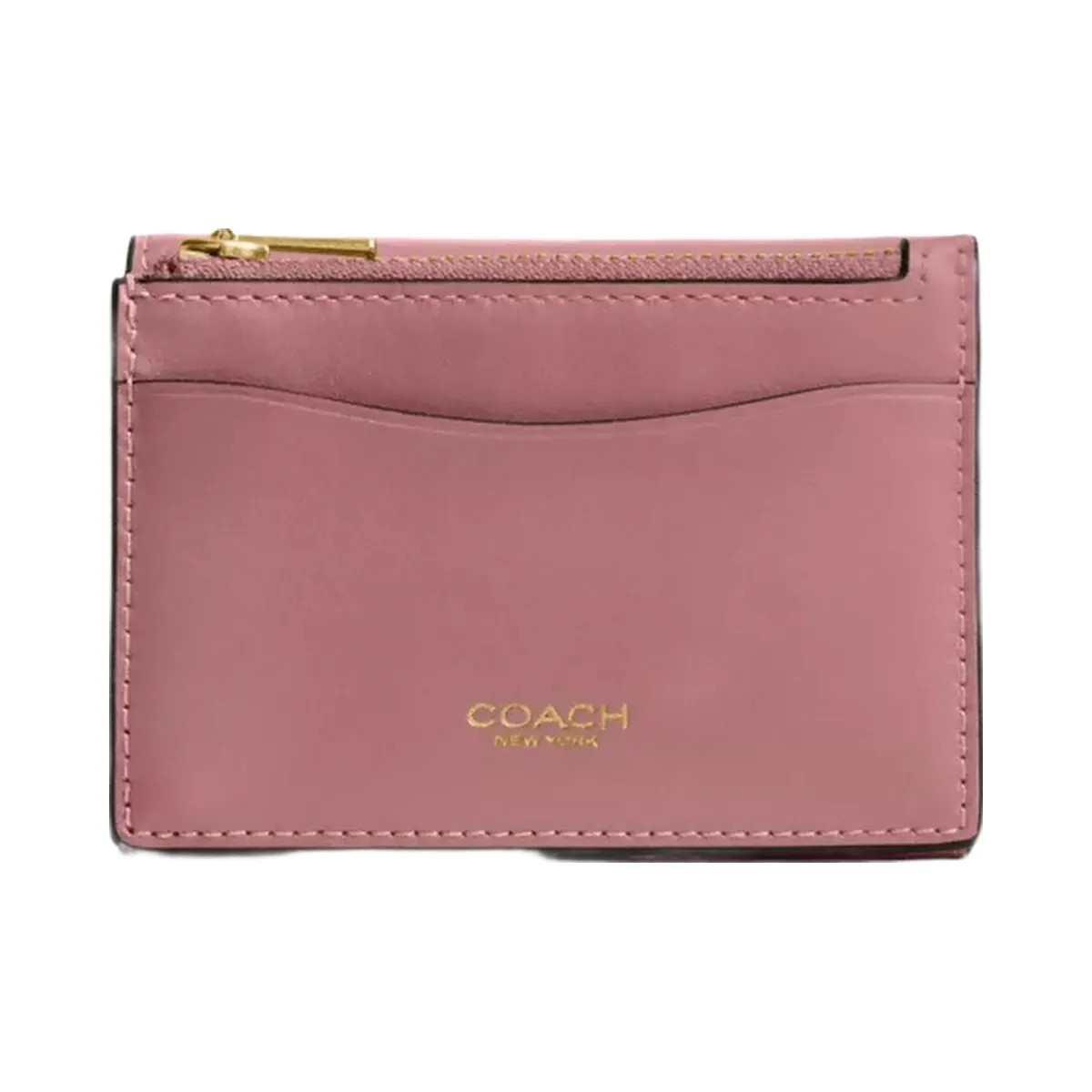 Coach Essential Card Holder Wallet in Brass Peony - HypeFly India View 3