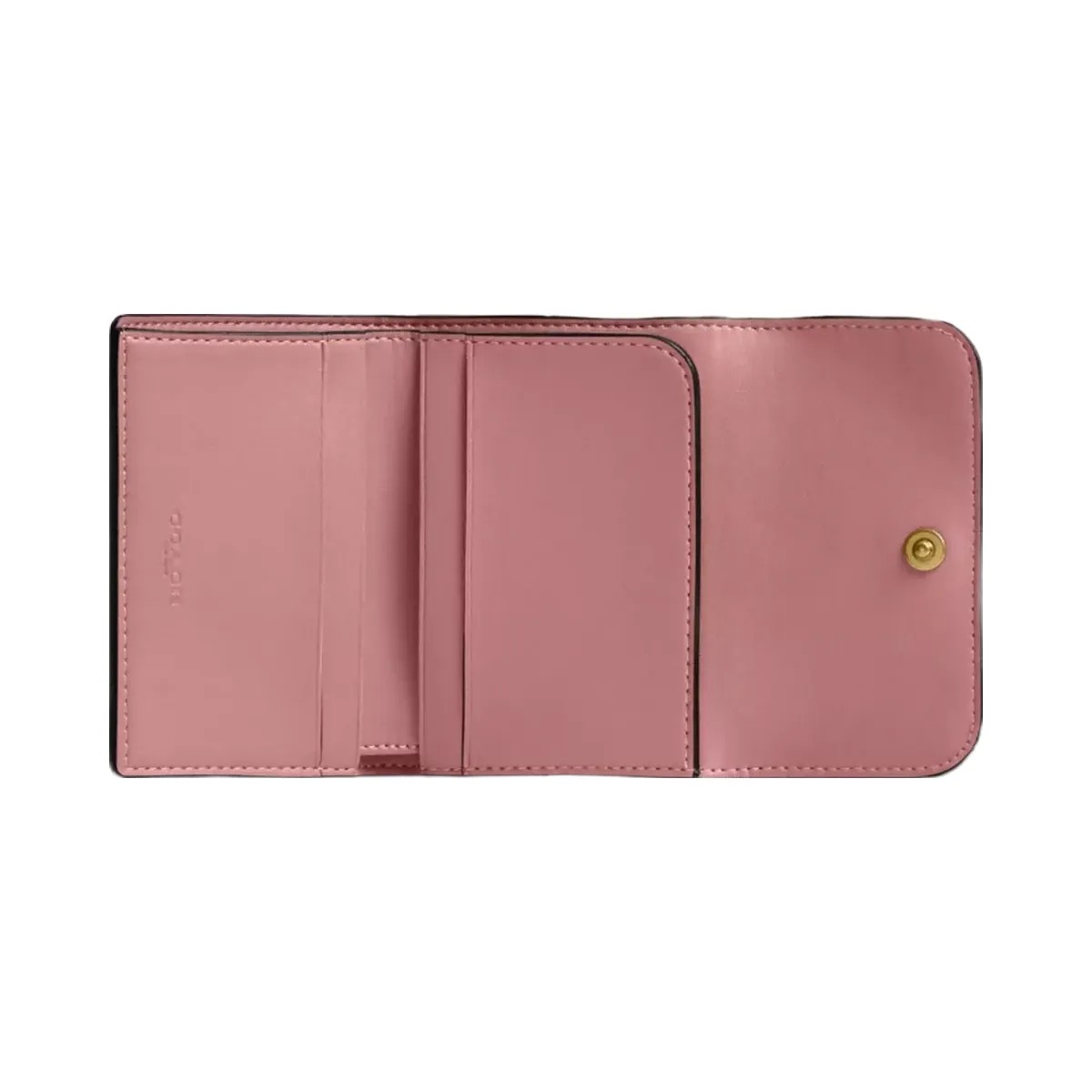 Coach Essential Card Holder Wallet in Brass Peony - HypeFly India View 4