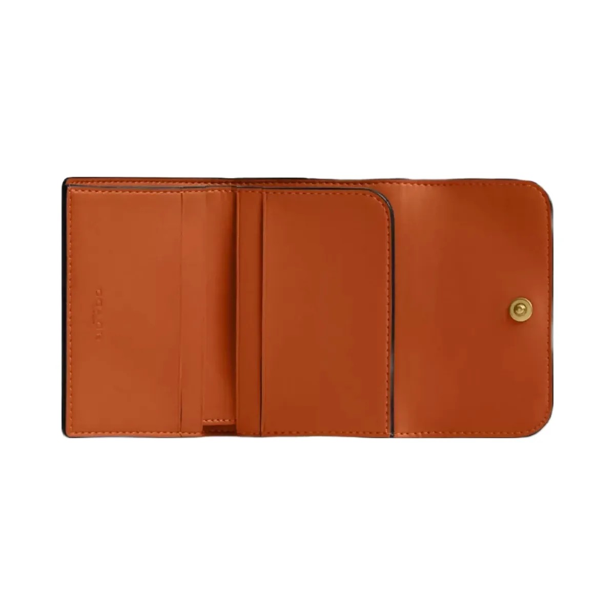 Coach Essential Card Holder Wallet in Brass Toffee - HypeFly India View 3