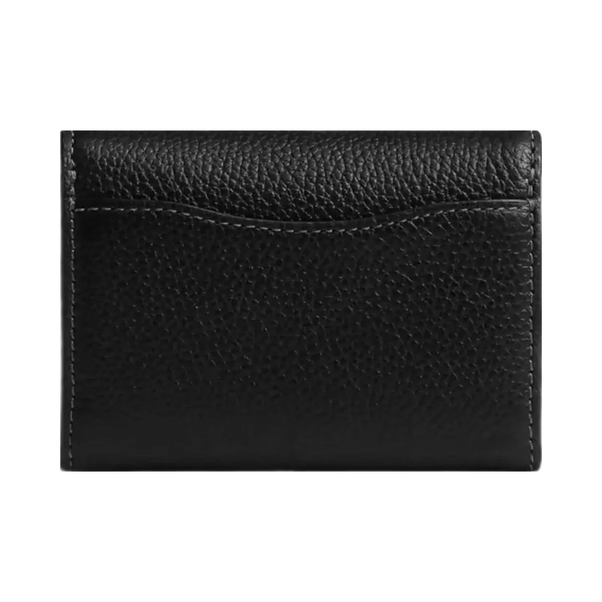 Coach Essential Flap Card Case in Brass Black - HypeFly India View 2