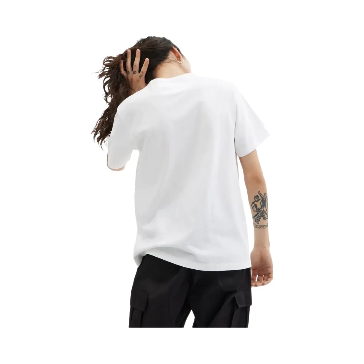 Coach Essential Pocket T Shirt White Charcoal Signature - HypeFly India View 3