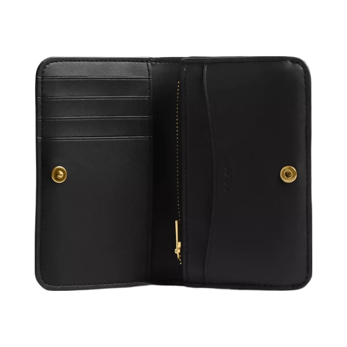 Coach Essential Slim Card Case in Brass Black - HypeFly India View 3