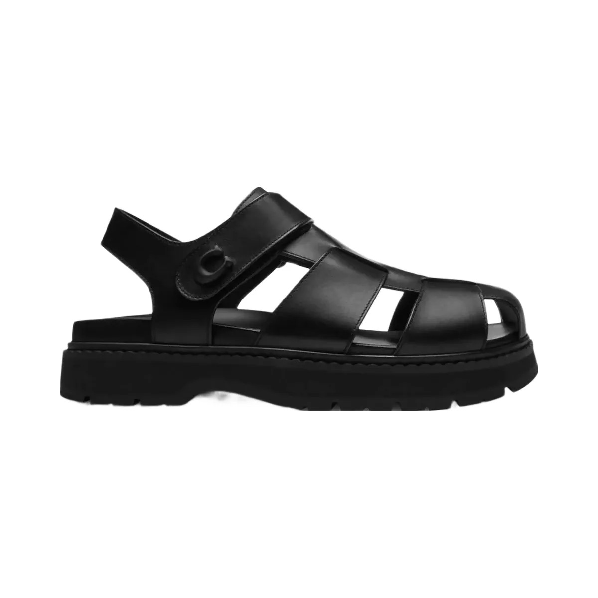 Coach Fisherman Sandal in Black - HypeFly India View 2