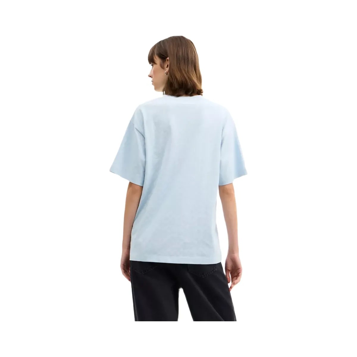 Coach Floppy Signature Relaxed T-Shirt in Blue Signature - HypeFly India View 3