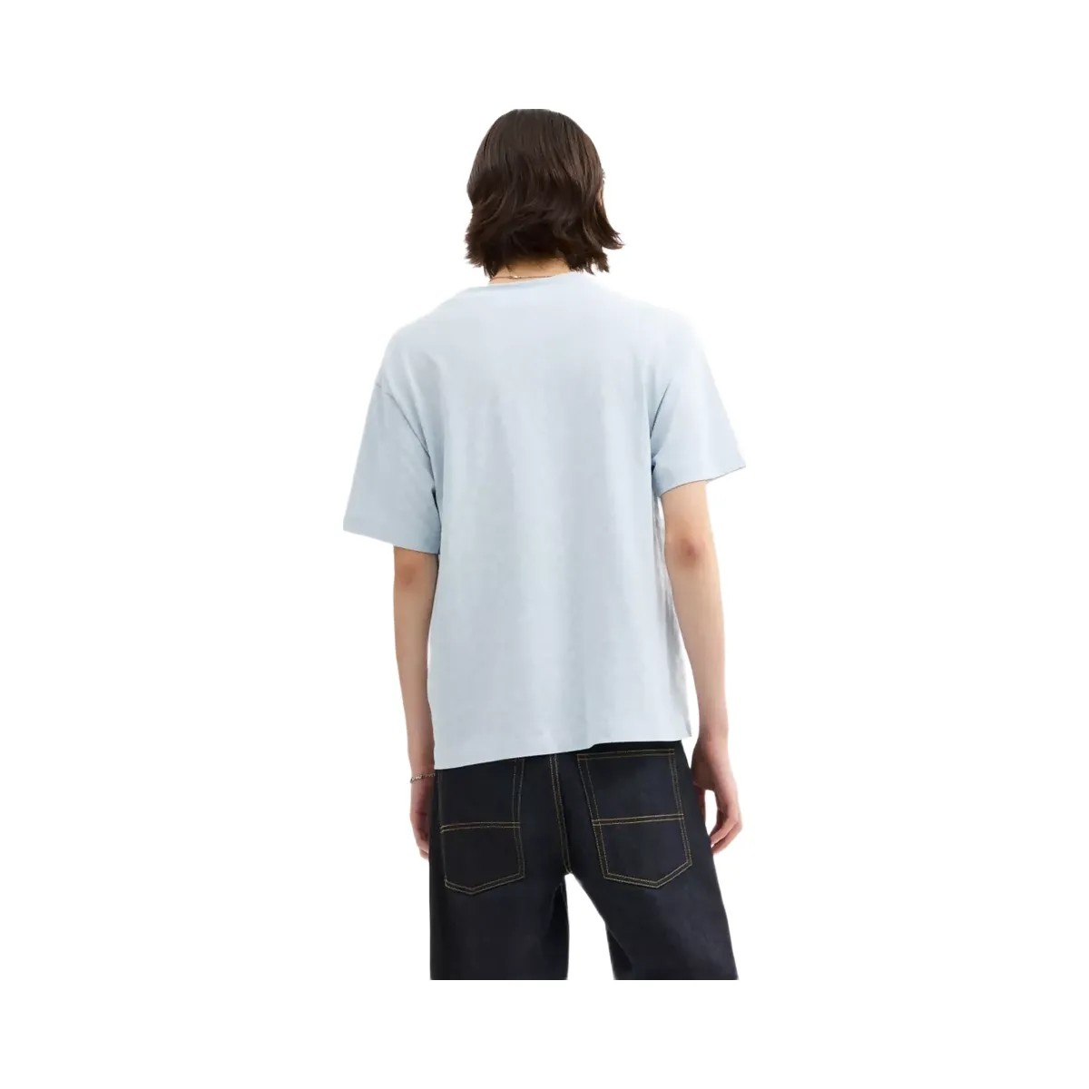Coach Floppy Signature Relaxed T-Shirt in Blue Signature - HypeFly India View 5