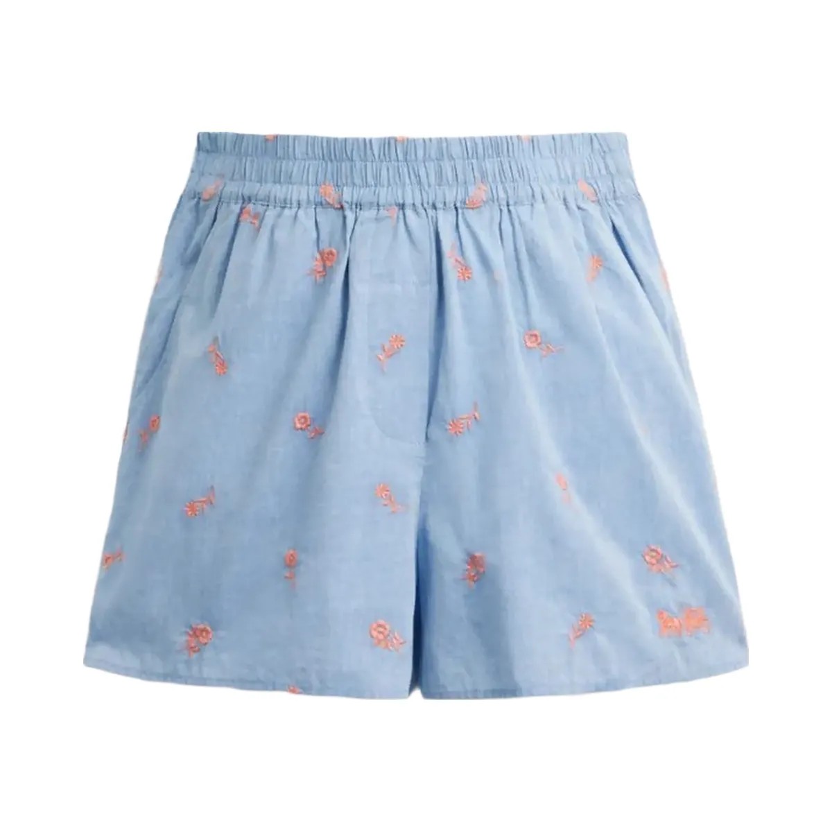 Coach Floral Embroidery Boxer Shorts Blue - HypeFly India View 1