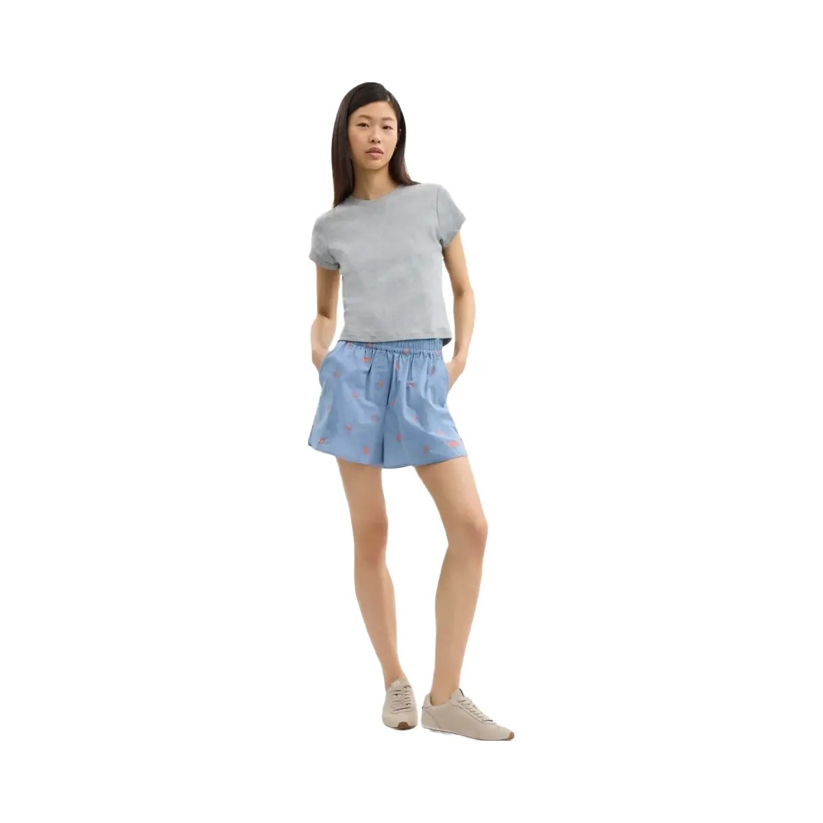 Coach Floral Embroidery Boxer Shorts Blue - HypeFly India View 2
