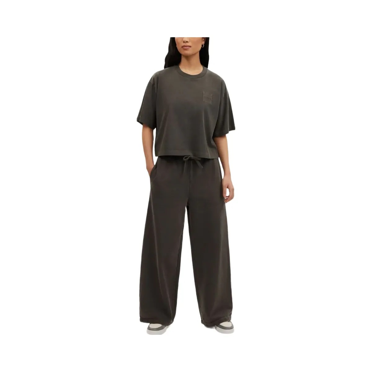 Coach Garment Dye Track Pants Smoke - HypeFly India View 2