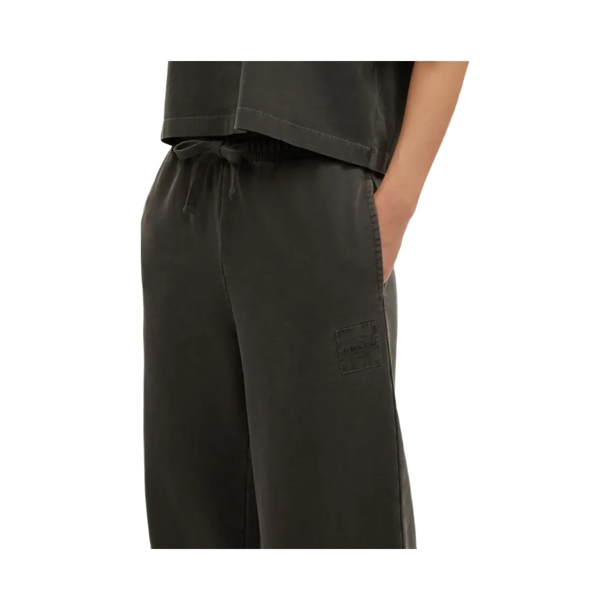 Coach Garment Dye Track Pants Smoke - HypeFly India View 4